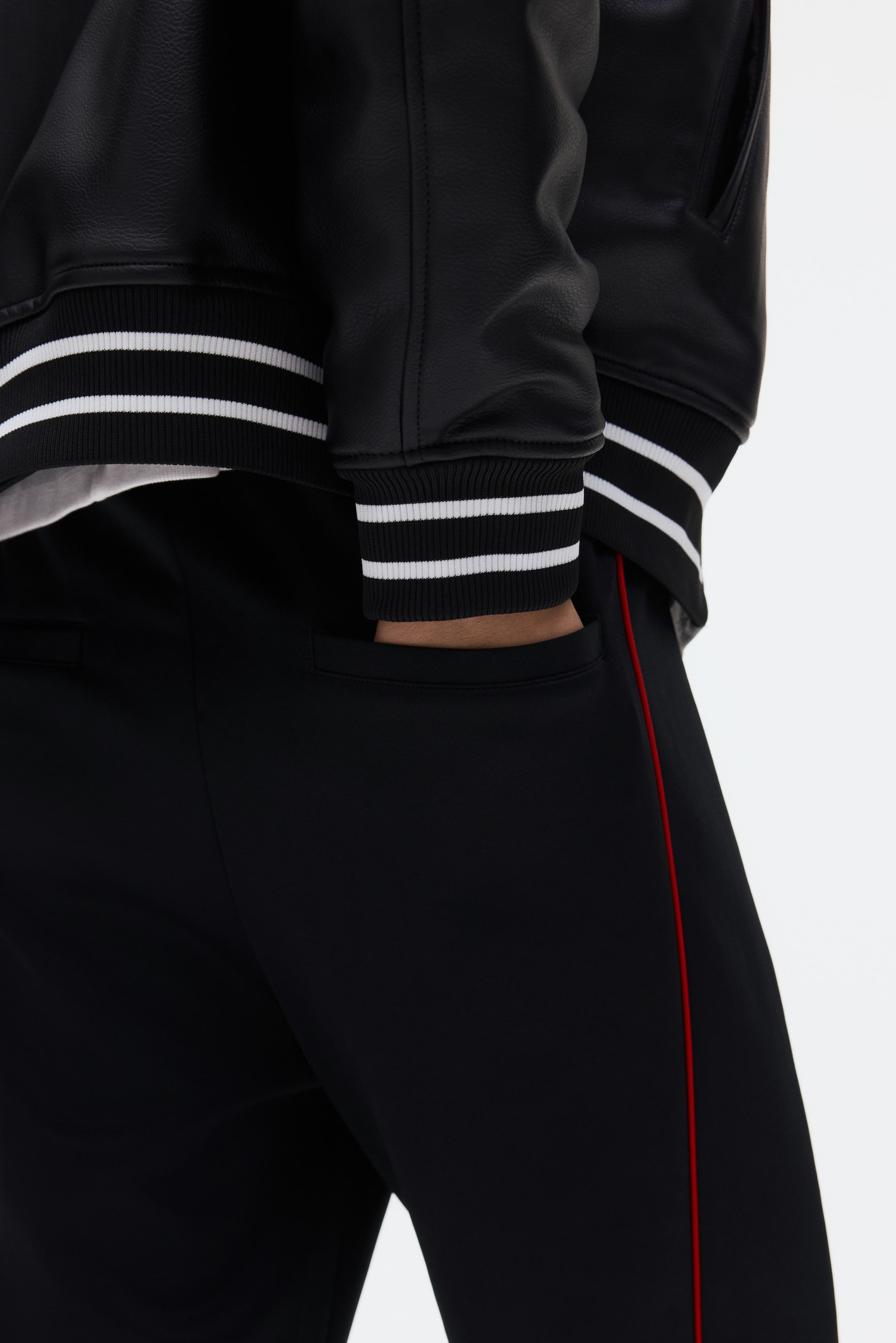 Pantalon jogging décontracté en scuba