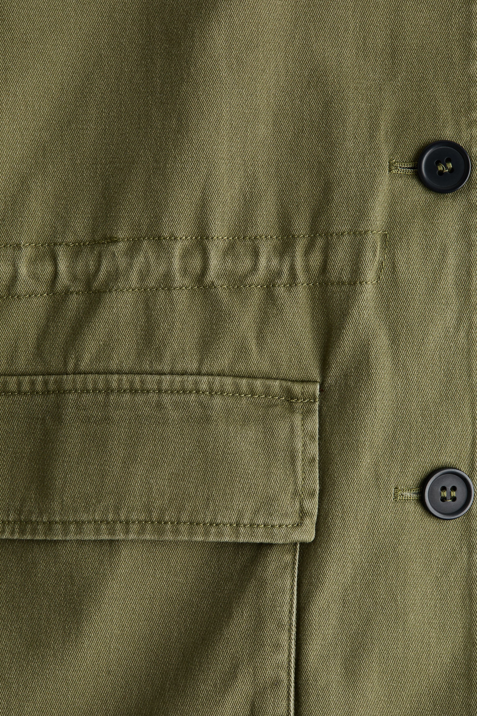 Twill jacket - Khaki green - 6