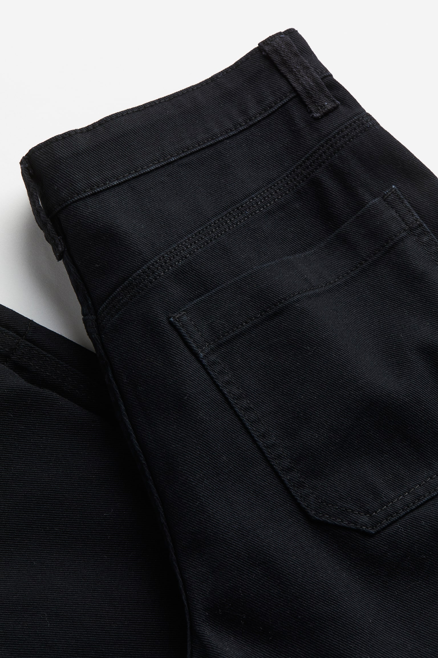 Twill Cargo Pants - Black/Light beige/Dark khaki green/Black - 2