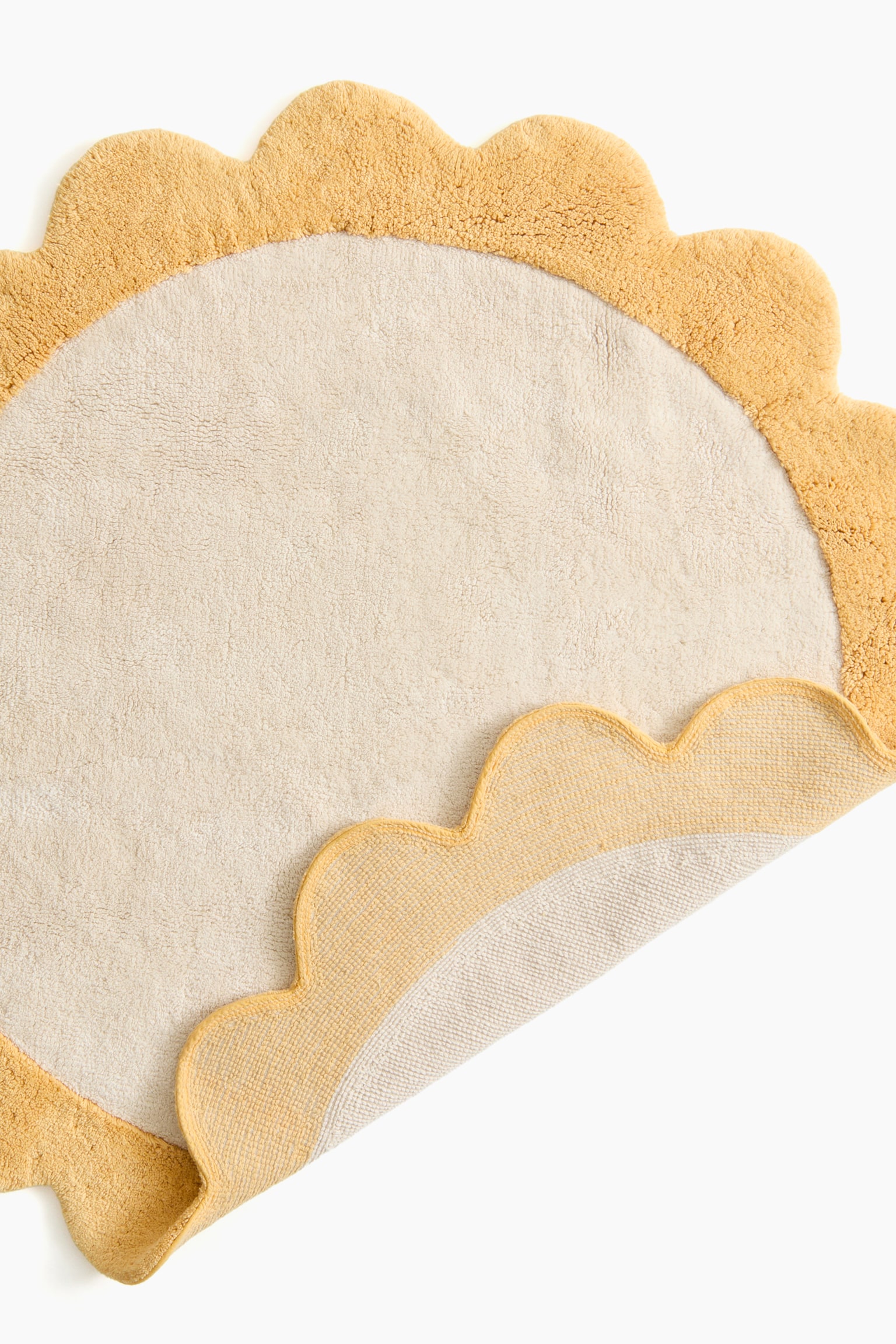 Cotton flower-shaped rug - Yellow/Flower/Beige/Flower/Pink/Flower - 3