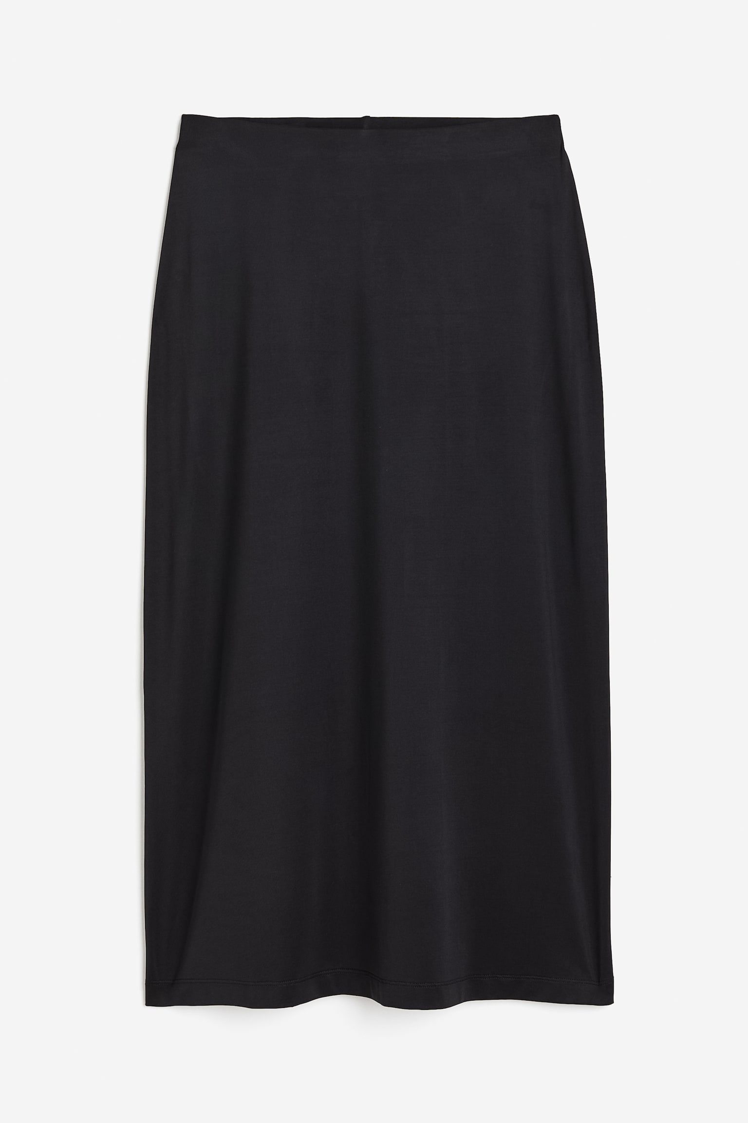 Jersey skirt - Black - 1