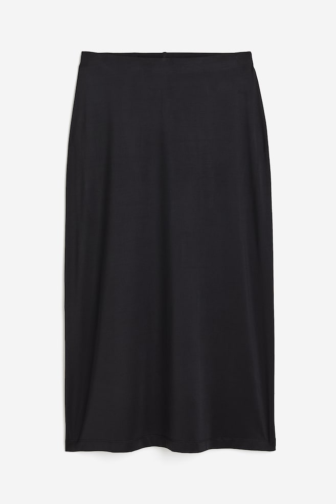 Jersey skirt - Black - 2