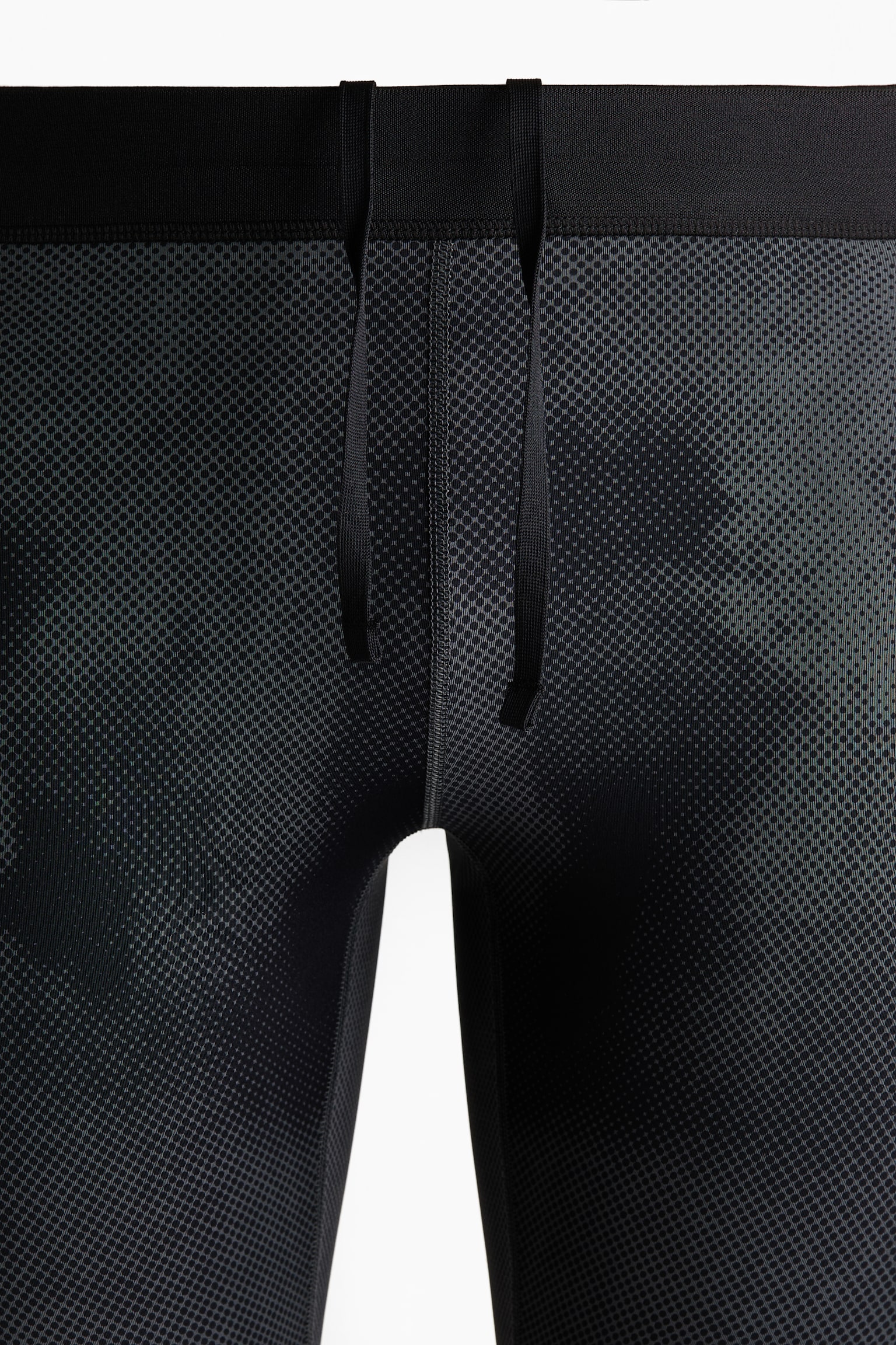 Short running tights with DryMove™ - Grey/Patterned/Black - 8