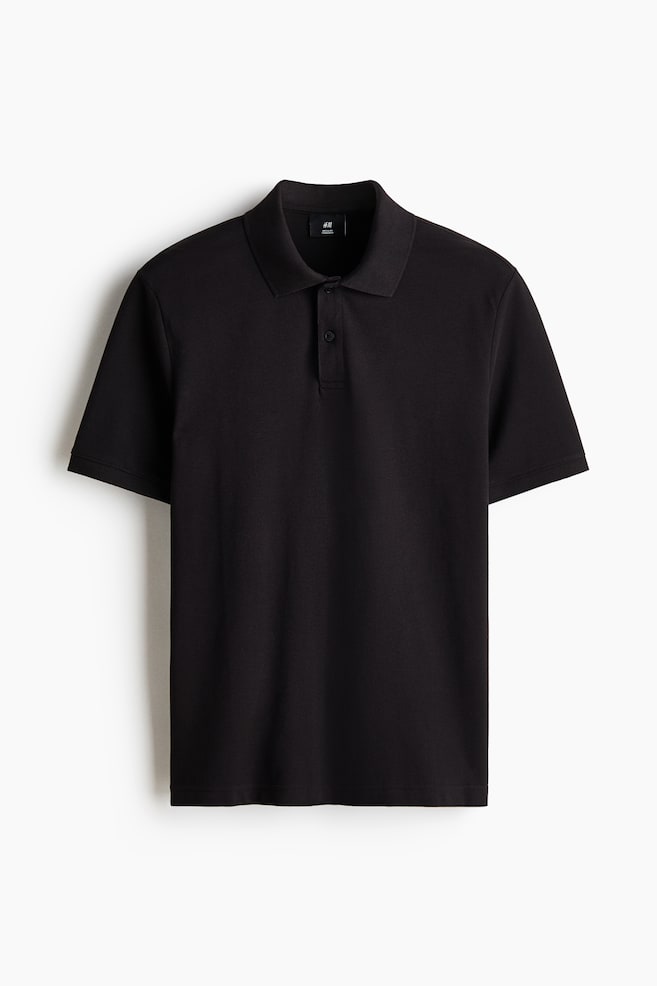 Regular-Fit Polo Shirt - Black/Khaki green/White/Navy blue/Light blue/Dark blue/Established/Dark brown/Orange/Navy blue/striped - 1
