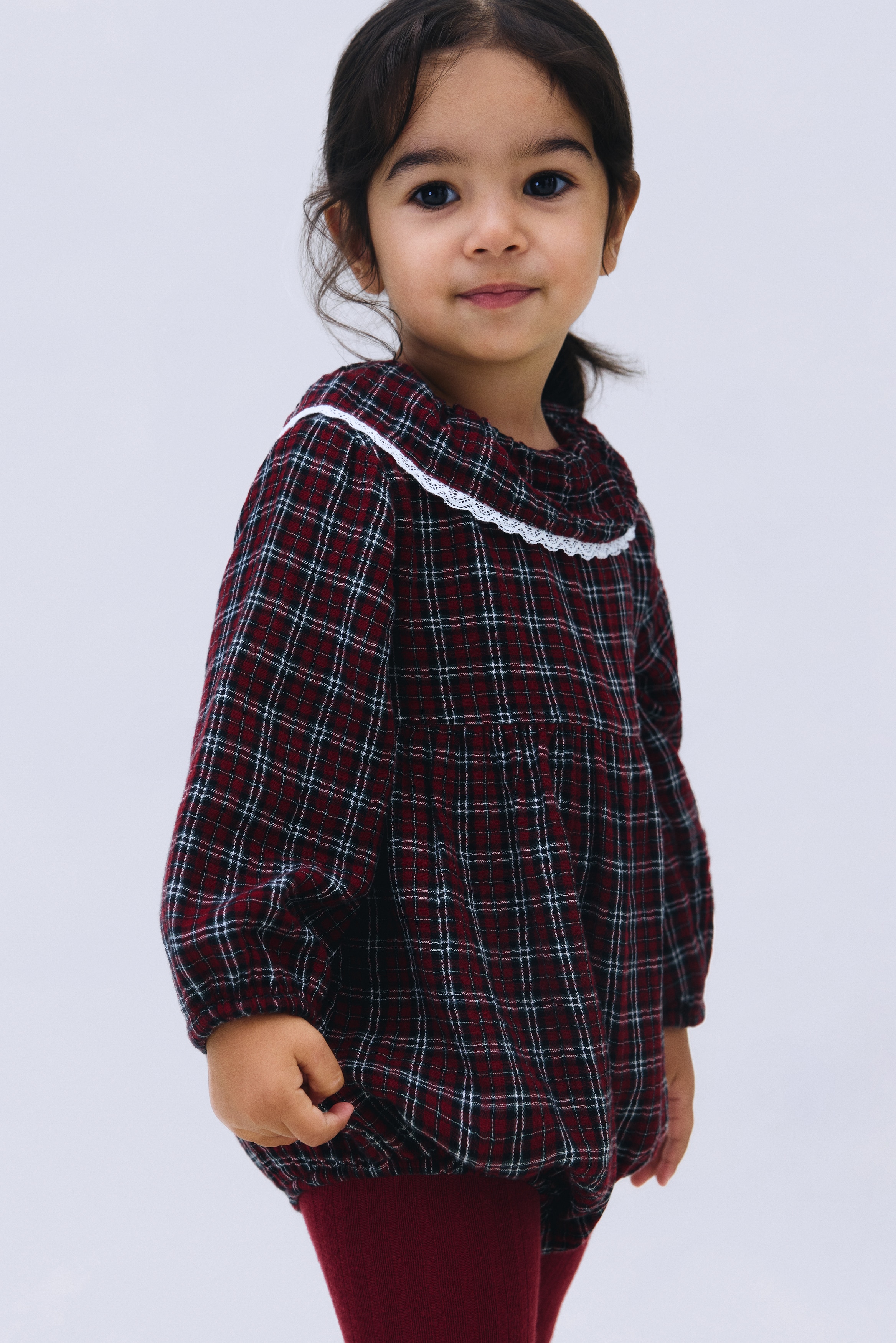 H & M - ロンパース&タイツ 2アイテムセット - レッド H & M - ロンパース&タイツ 2アイテムセット - レッド