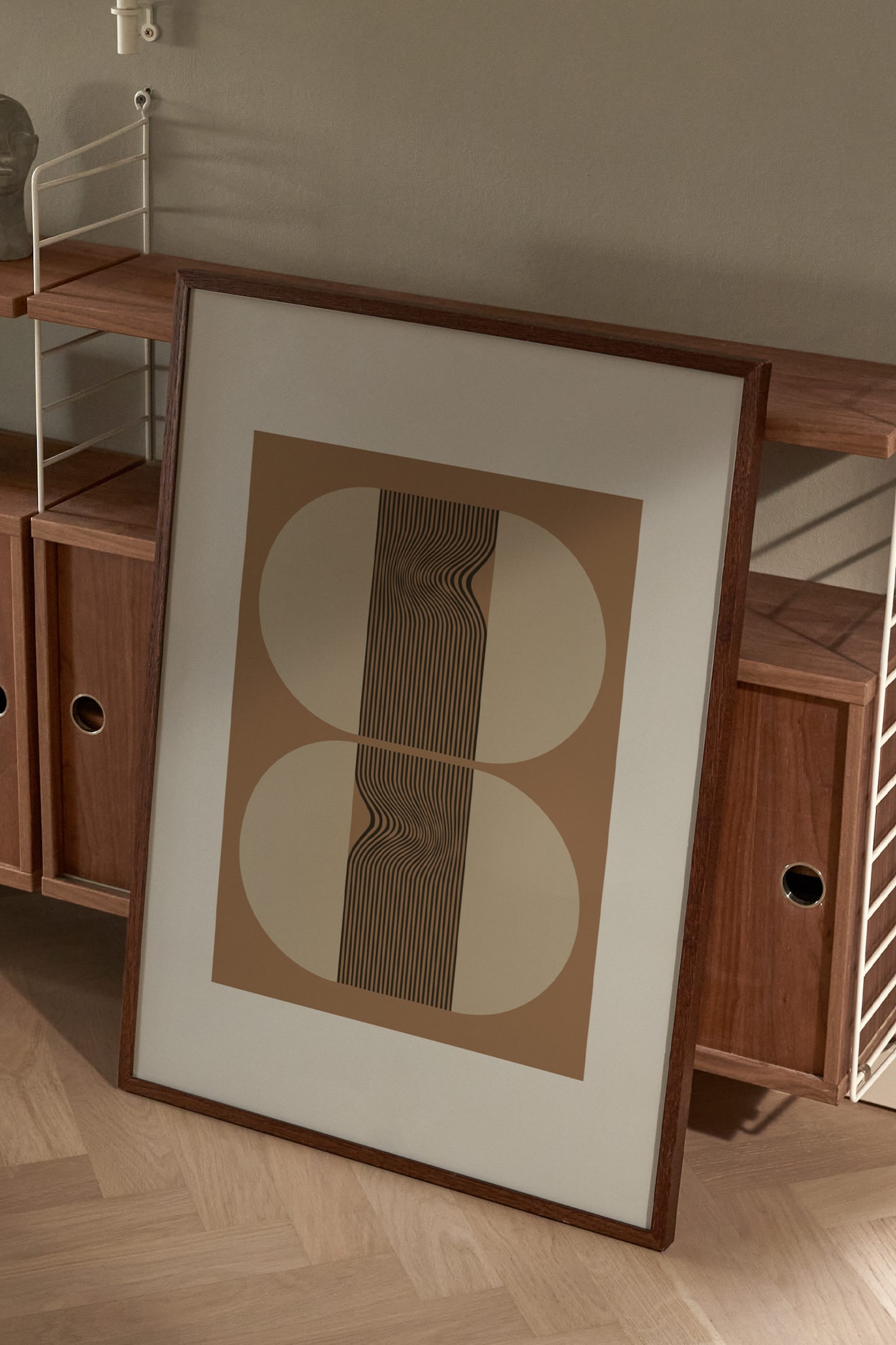 Abstract Poster - Twin Waves/Study In Ink/Amber Mist - 2