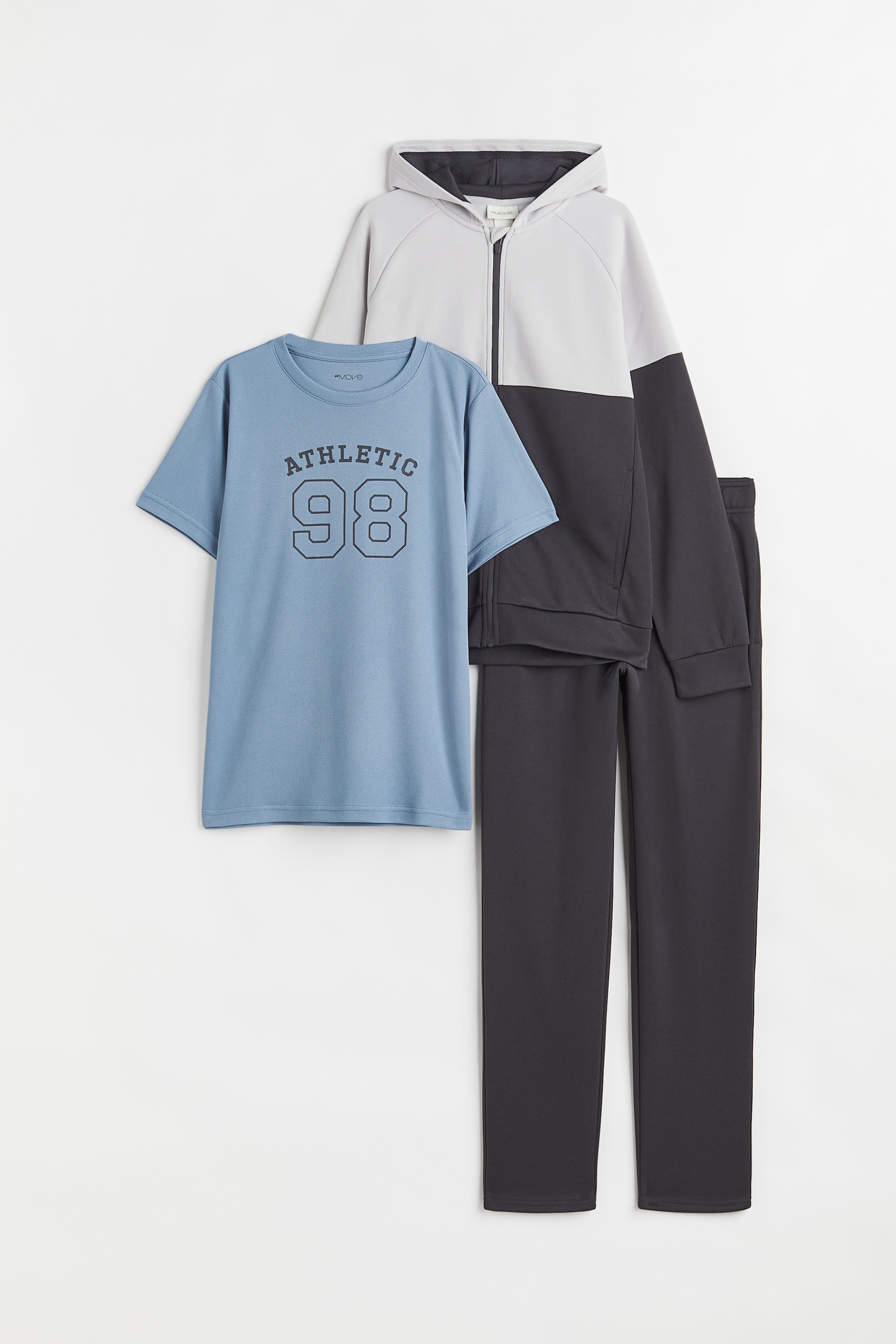 View larger image: 3-piece Sports Set - Blue/Athletic - Kids | H&M US 1