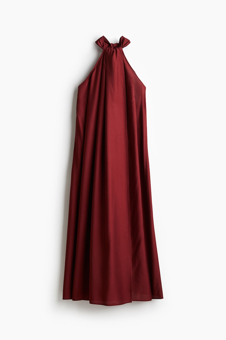 Maksi haljina s halter izrezom