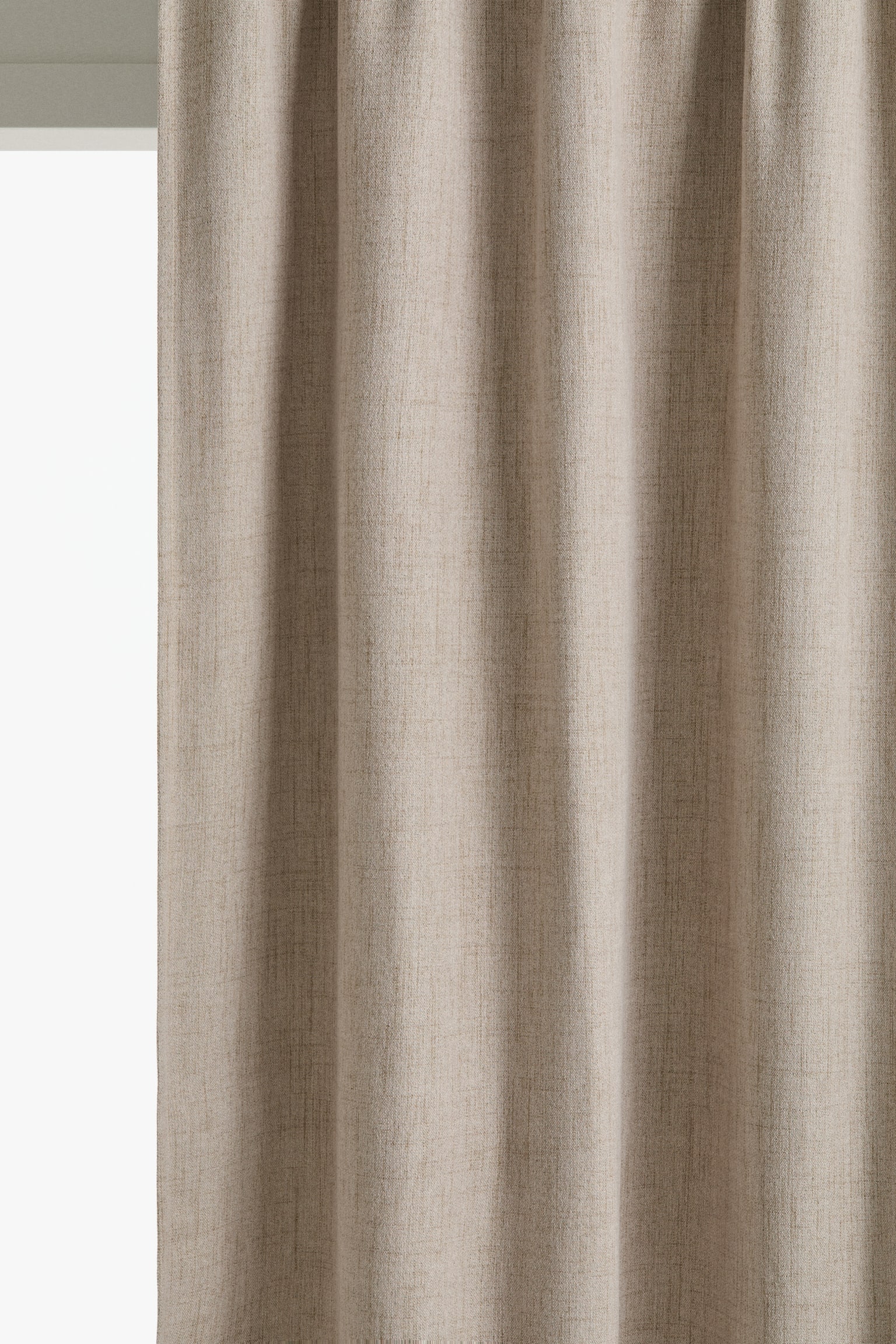 2-pack extra-long blackout curtain lengths - Beige/Sage green