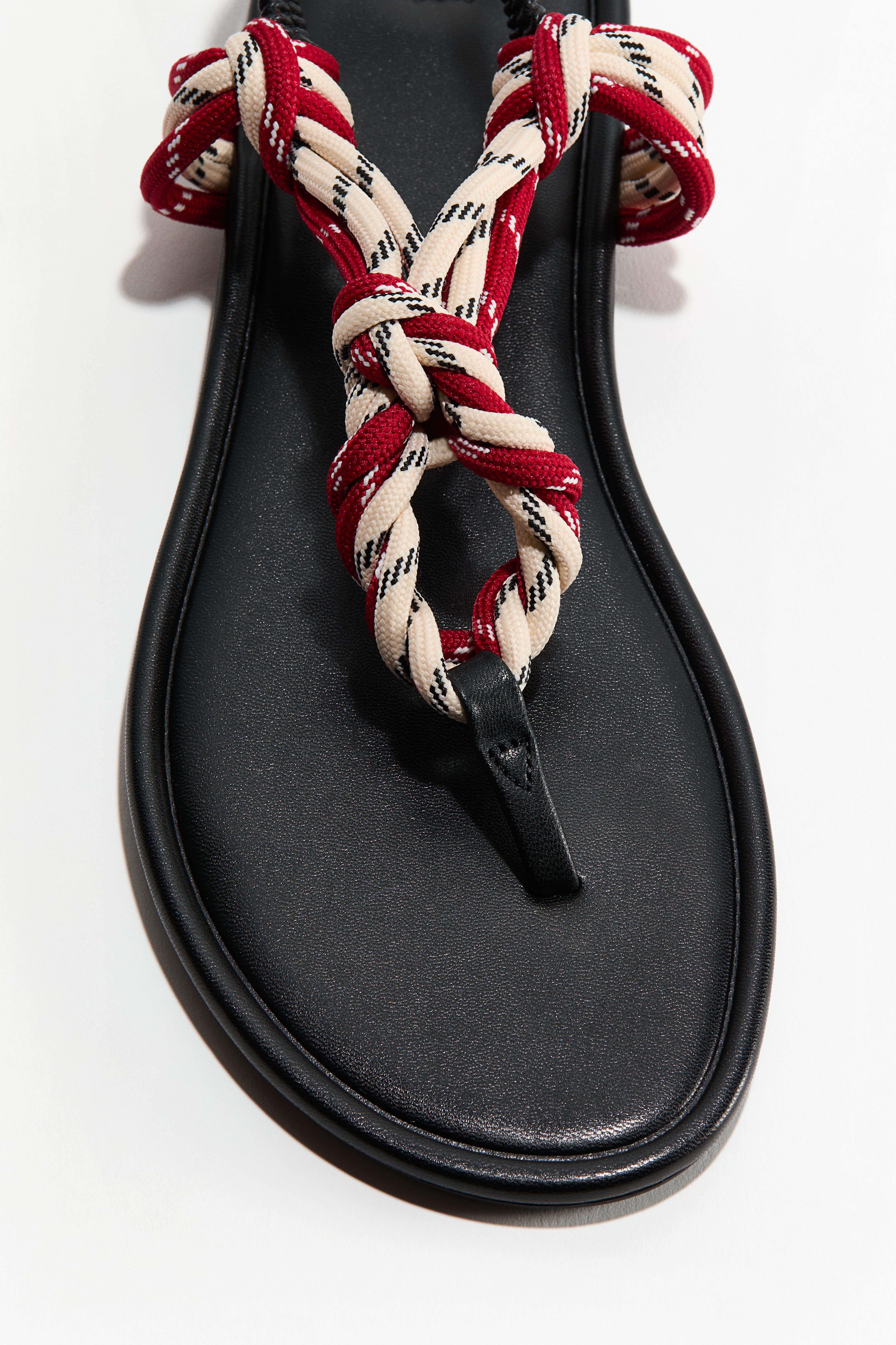 Knot-Detail Sandals