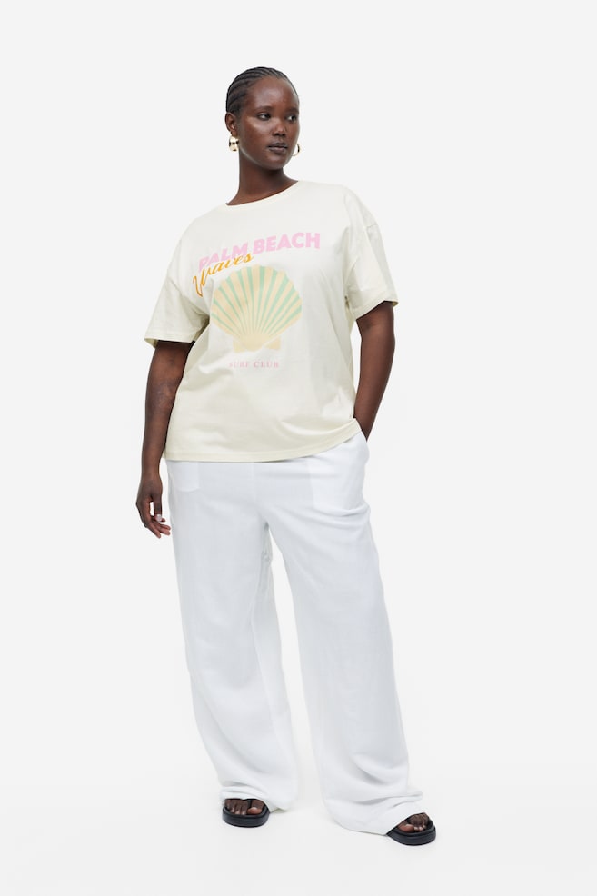T-shirt med tryk - Creme/Palm Beach/Rosa/Laguna Beach/Mørkegrå/Park Avenue/Mørkegrøn/PRR/dc/dc/dc/dc/dc - 5