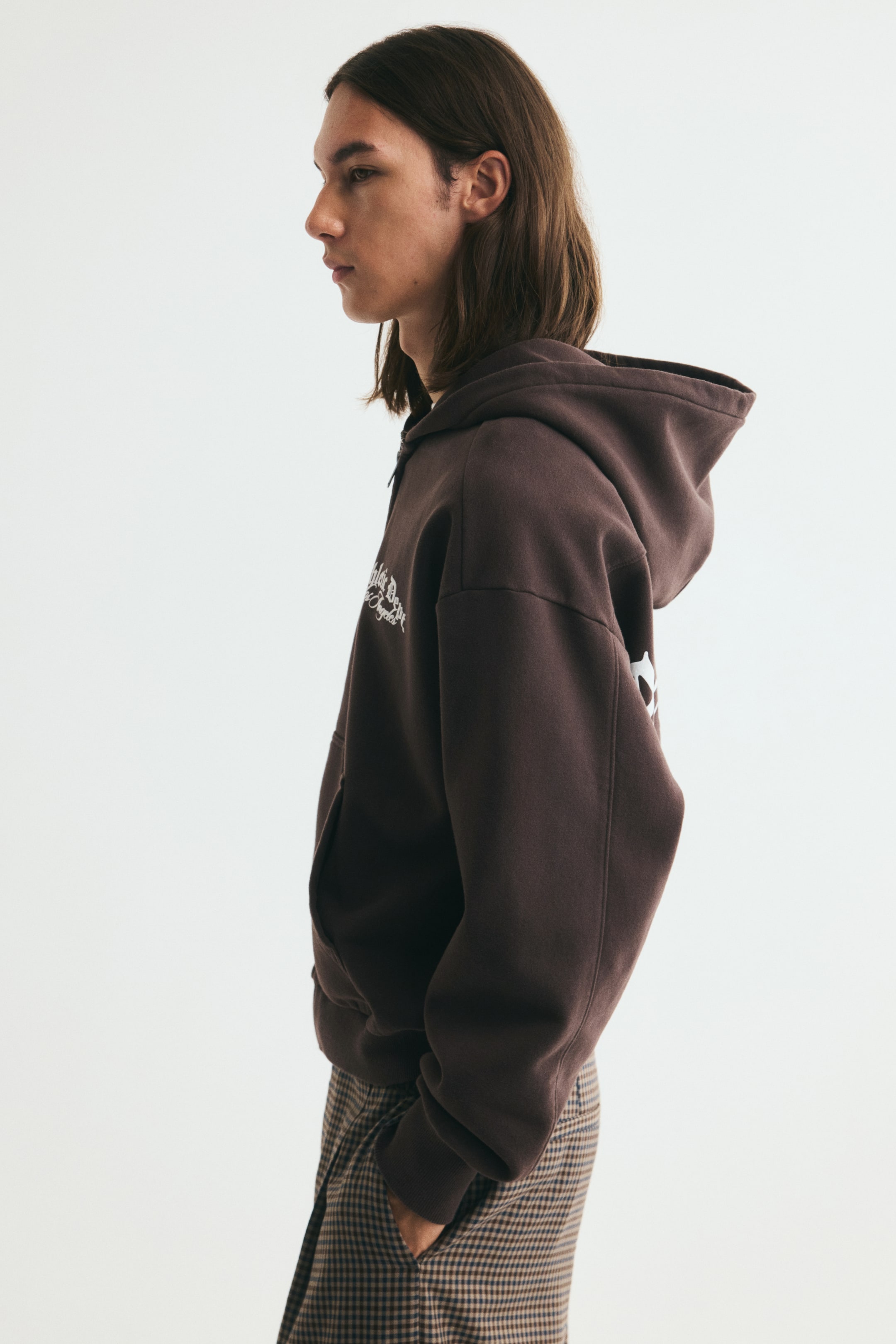 Veste imprimée grande taille avec capuche