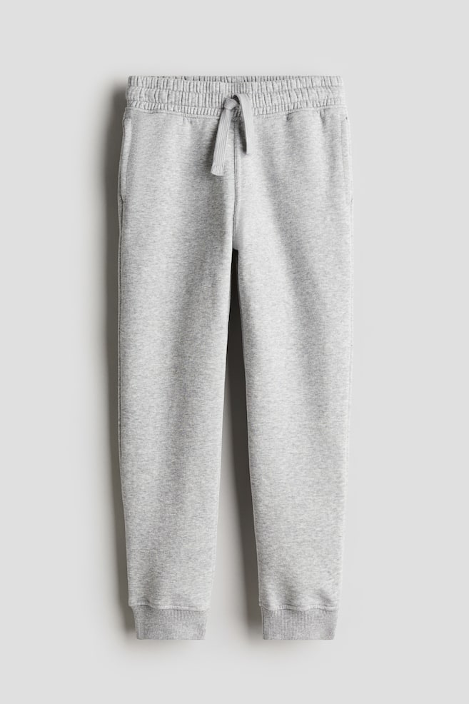 Cotton sweatshirt joggers - Light grey marl/Navy blue/Black/Light beige/Beige marl/Light green/Blue/Dark green/Dark purple/Dusty blue/Khaki green - 1