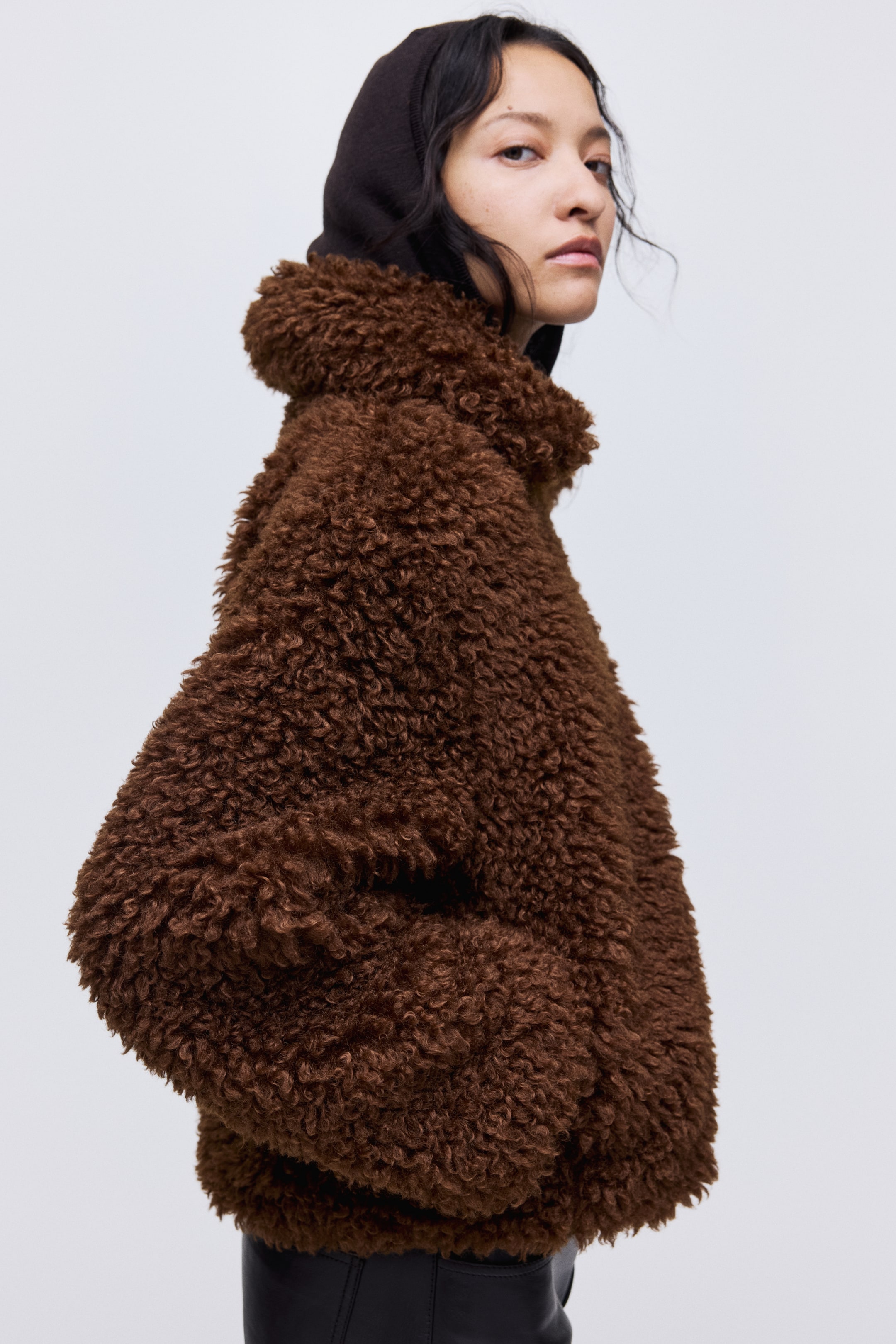 Ver imagen más grande: Chaqueta de borreguito - Marrón oscuro | H&M ES 6