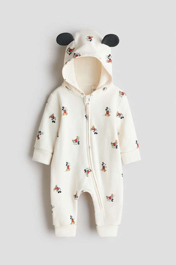 Детские комбинезоны H&M Printed Sweatshirt Jumpsuit