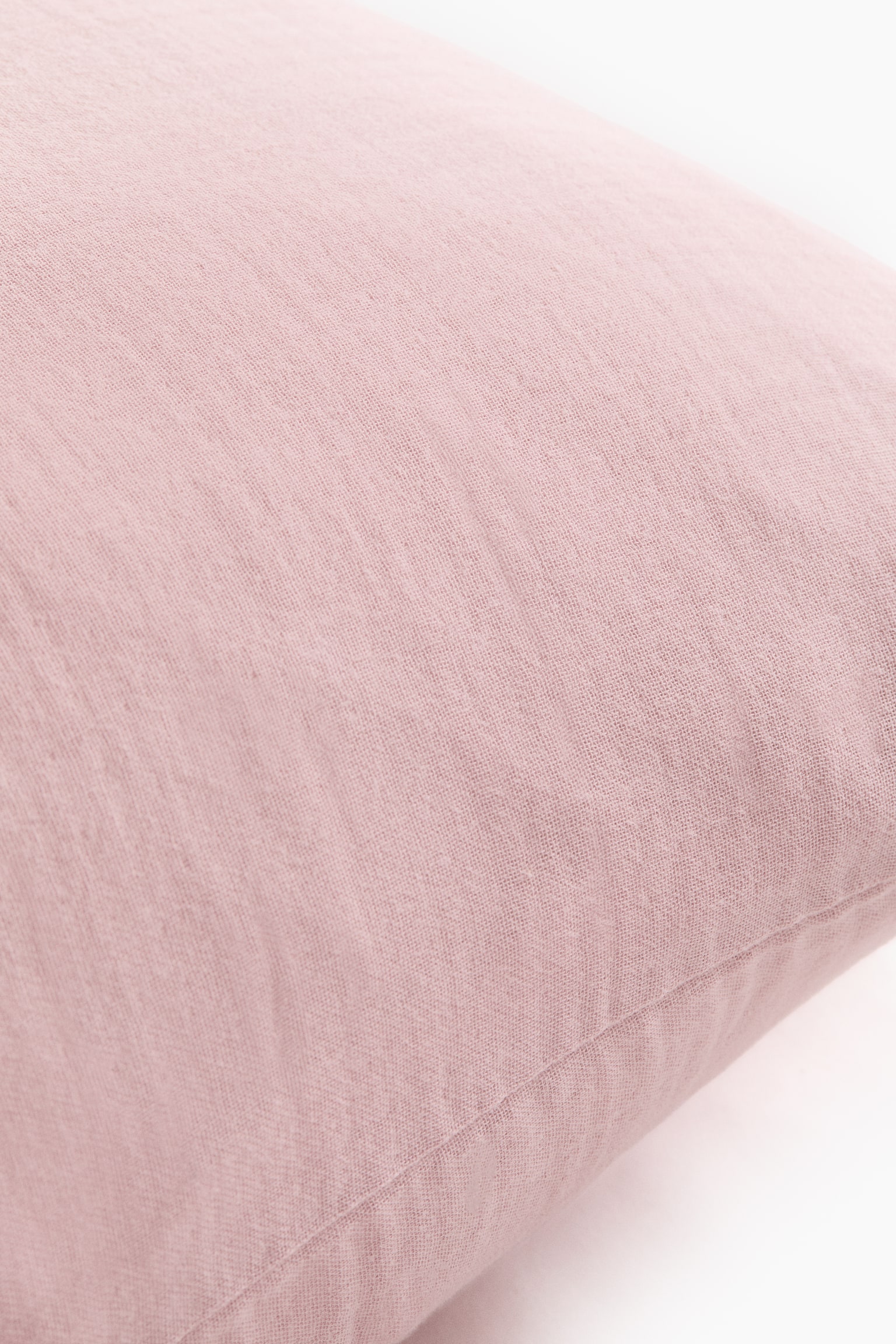 Cotton muslin pillowcase - Light pink/Anthracite grey/Dark beige/Light mole/Light blue/Brown/White/Light pink/Light beige/Dark green/Light dusty green - 2