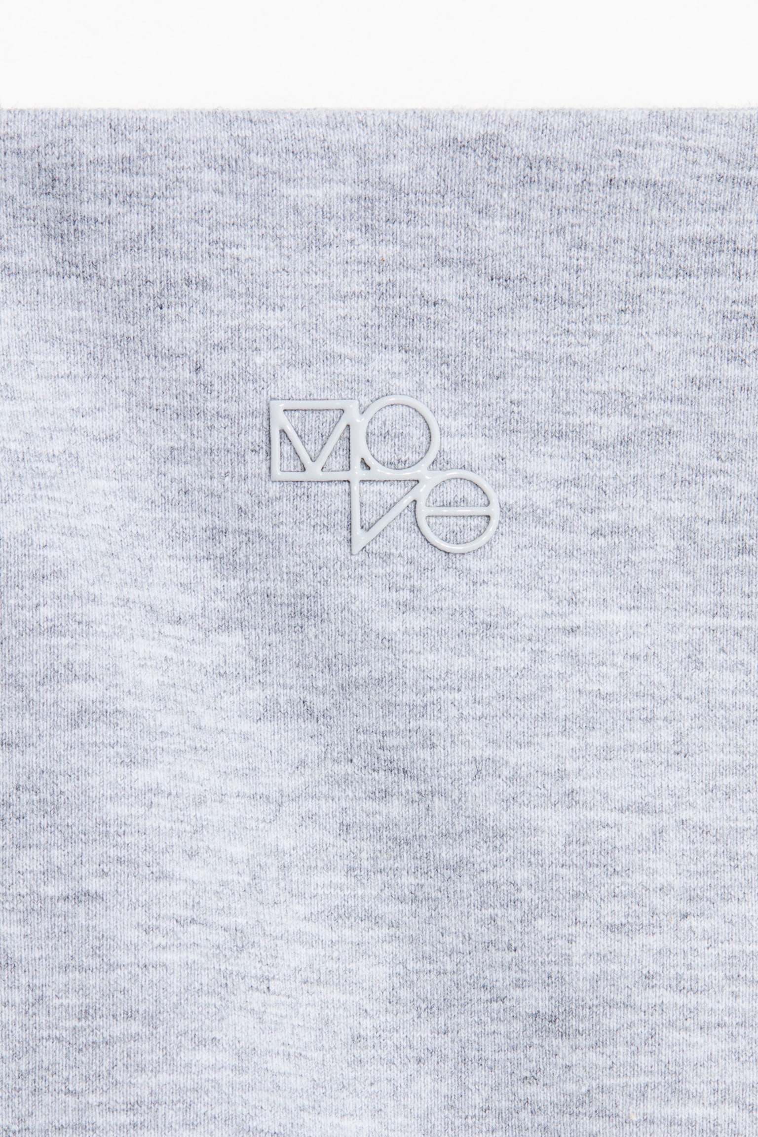 Sports twist top with DryMove™ - Light grey marl/Light burgundy/Beige - 2