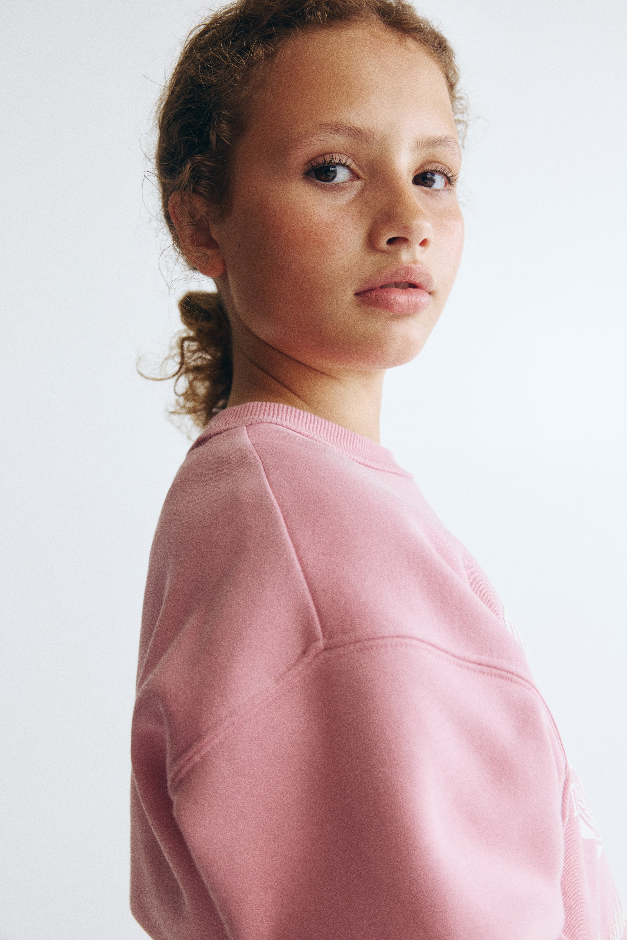 Sweatshirt with Printed Motif