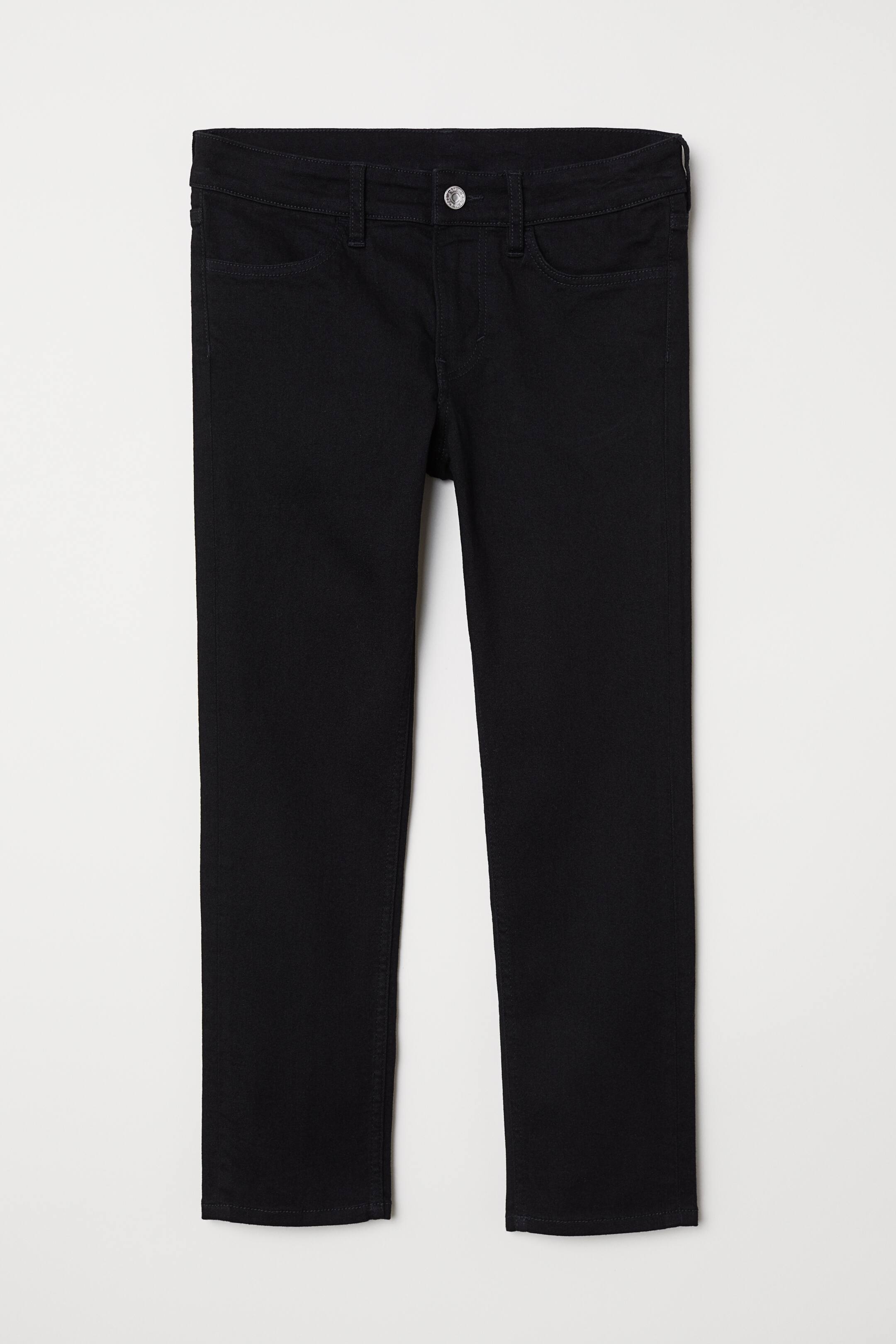 Größeres Bild ansehen: Skinny Fit Generous Size Jeans - Schwarz - Kids | H&M DE 1