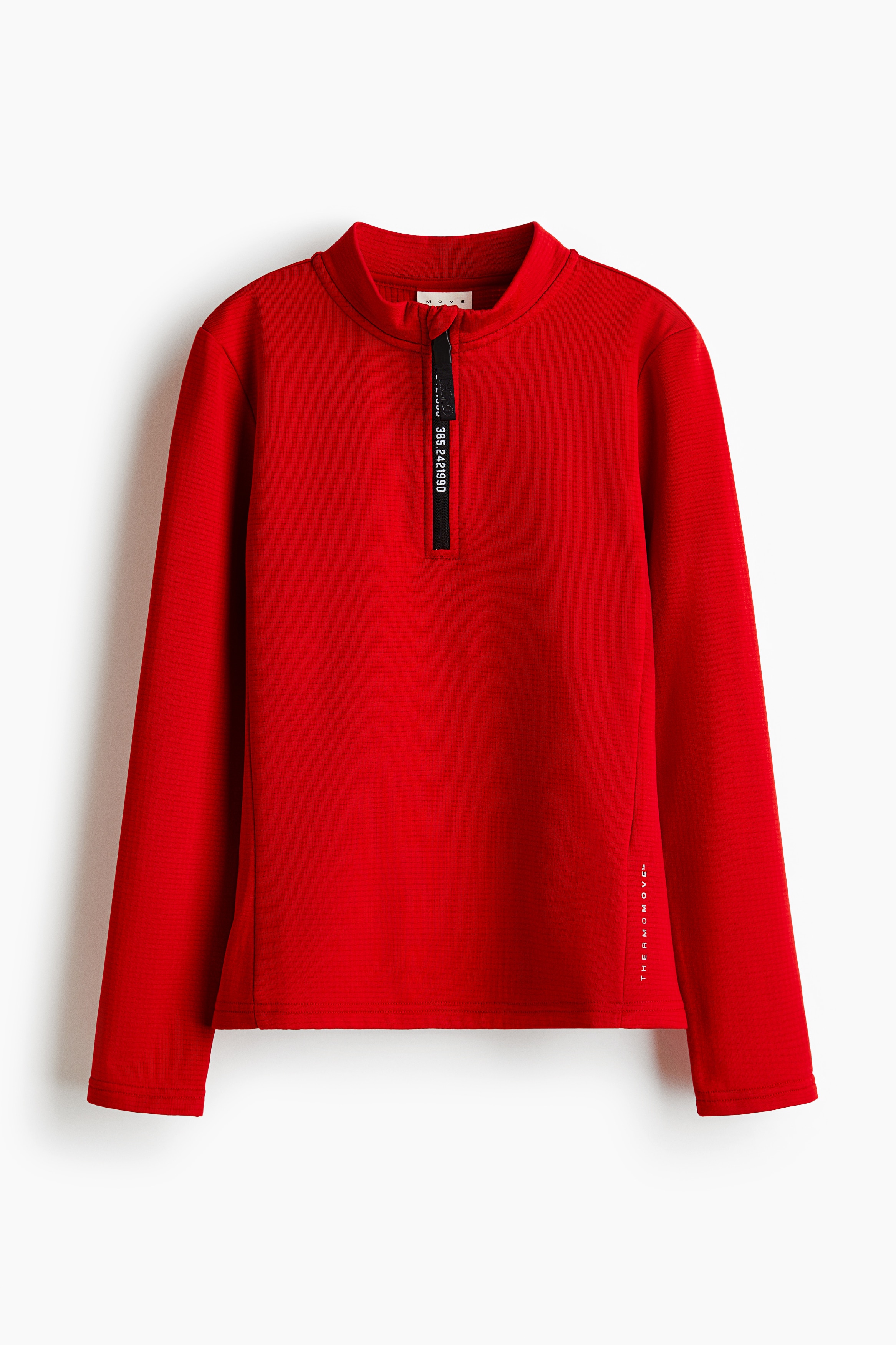 Lämmittävä välikerrostreenipusero ThermoMove™ - Kirkkaanpunainen/Tummansininen