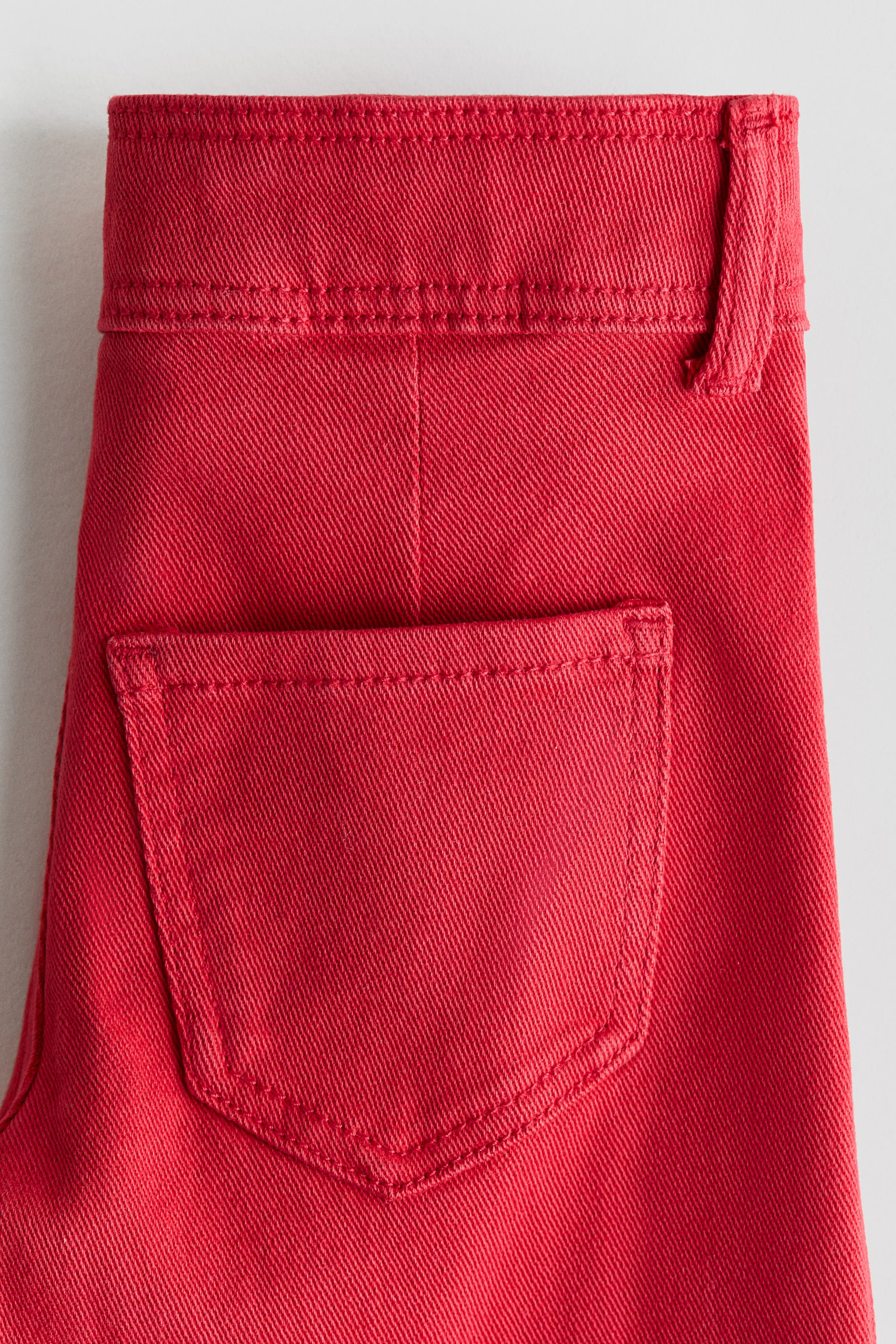 Flared trousers - Red/Light beige/Dusty green/Dusty pink - 2