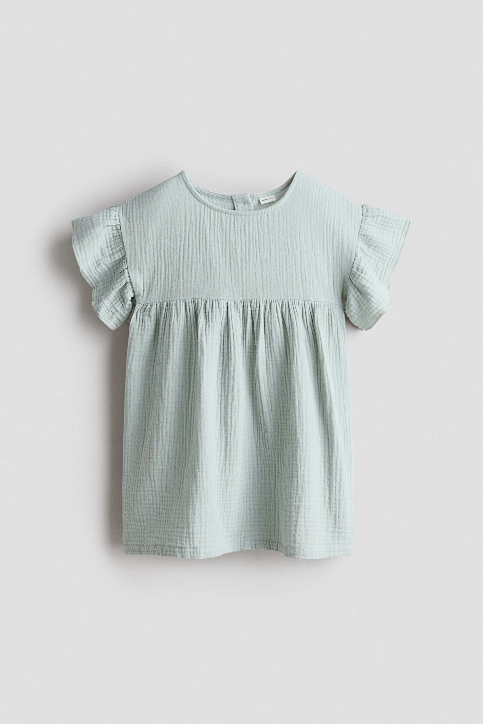 Pamuklu Muslin Elbise - Açık tozlu turkuaz/Bej/Beyaz/Açık tozlu pembe - 1