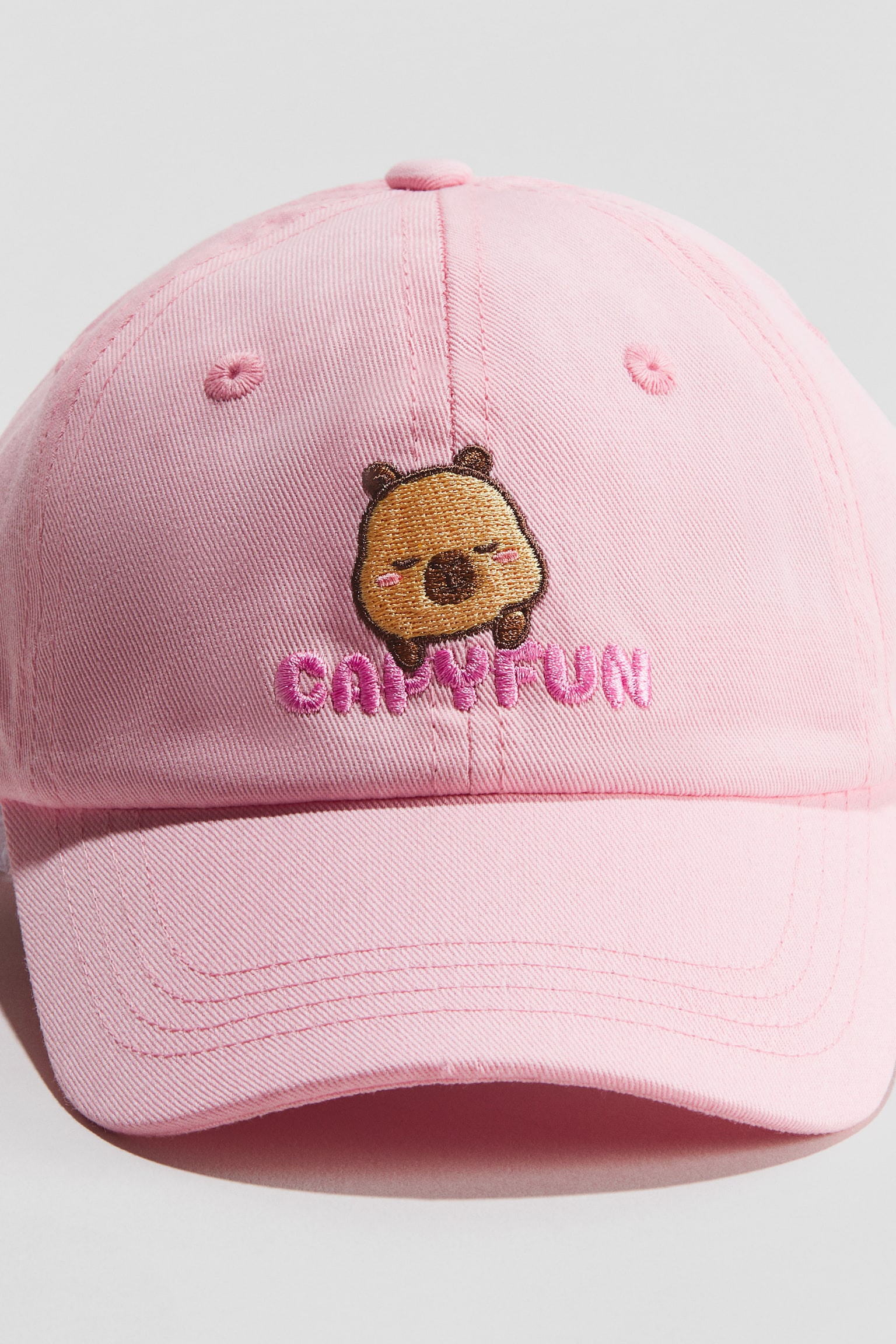 Casquette en coton-Rose/CapyFun - 2