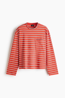 Långärmad T-shirt i interlock Regular Fit