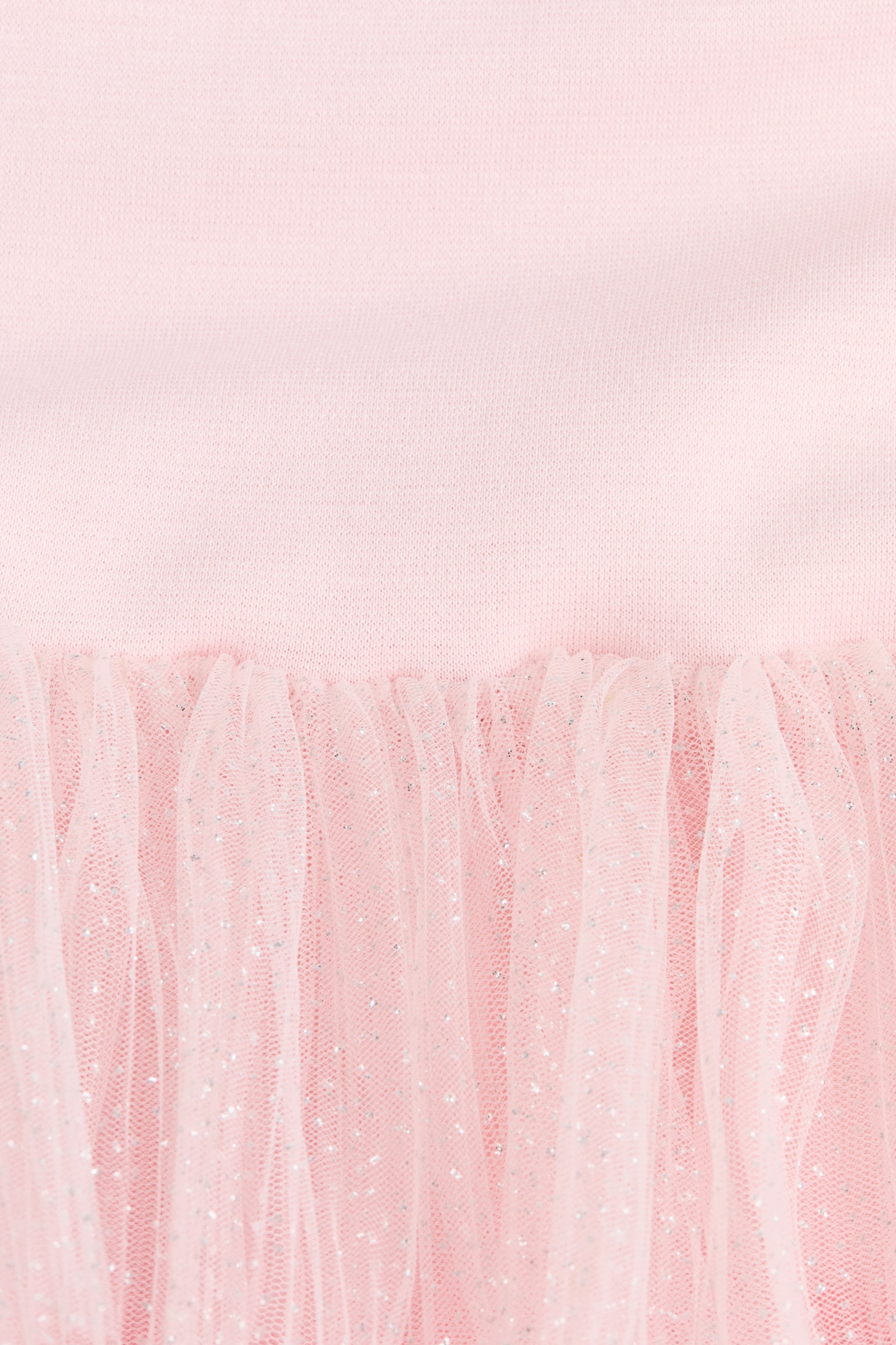 Flared-skirt dress - Pink/Glittery/Light green - 4