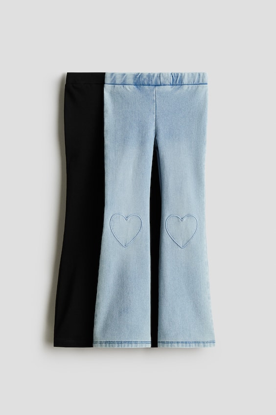 Детские джинсы H&M 2-pack Flared Jeggings