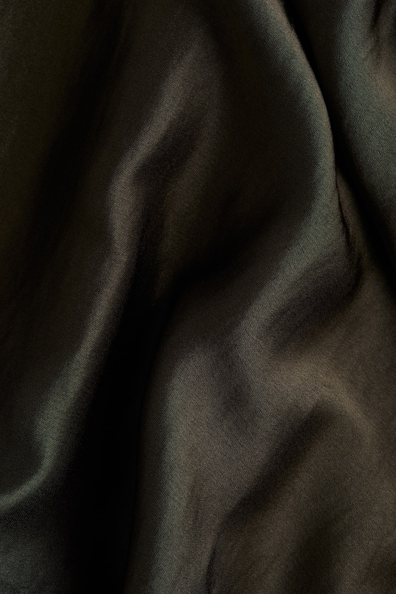 Satin cape dress - image 3