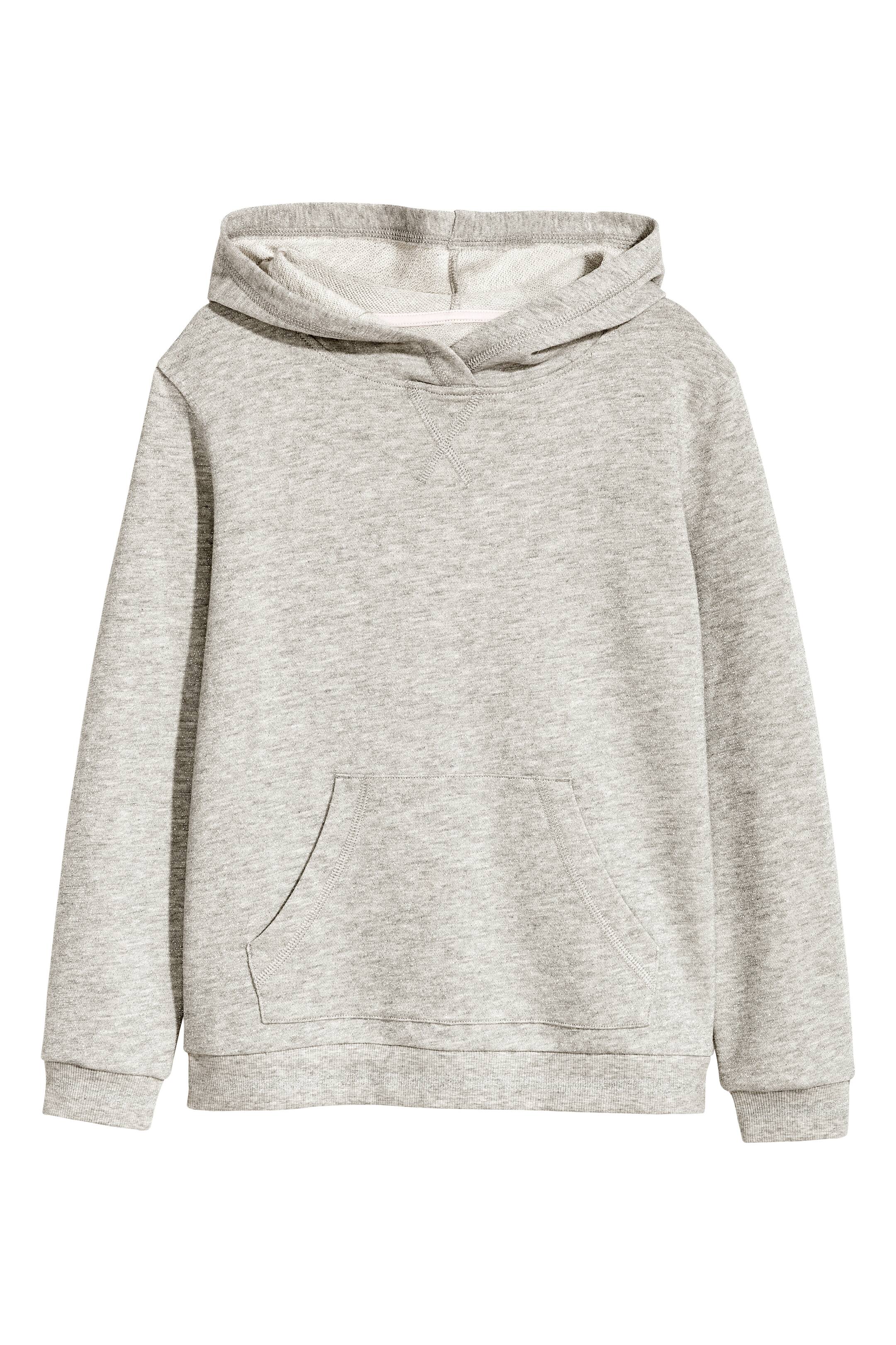 View larger image: Hooded top - Grey marl - Kids | H&M GB 1