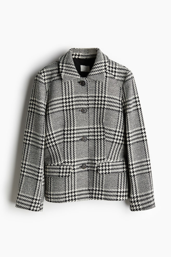 Veste - Noir/carreaux - 1