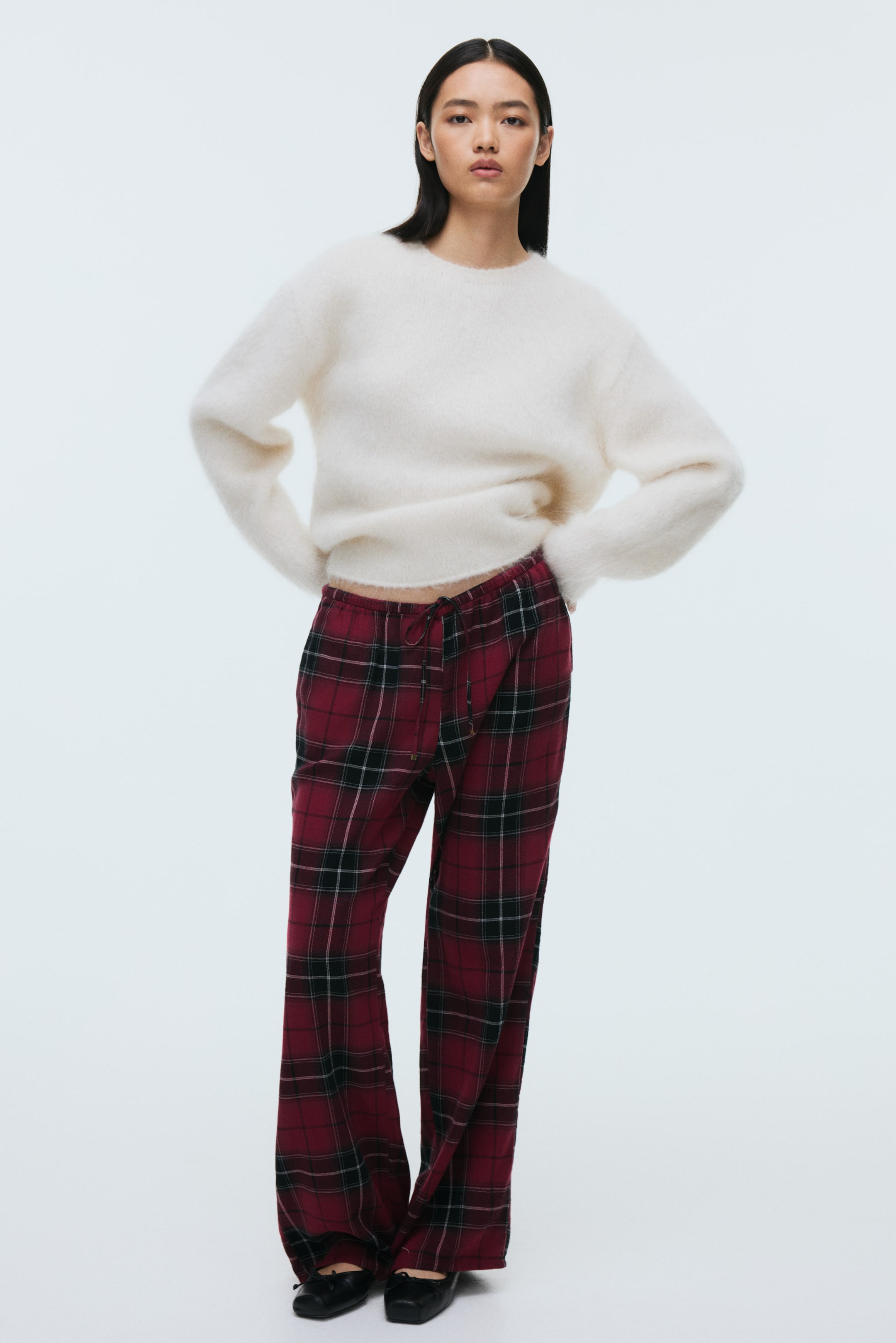 View larger image: Pyjama bottoms - Red/Checked - Ladies | H&M IN 1