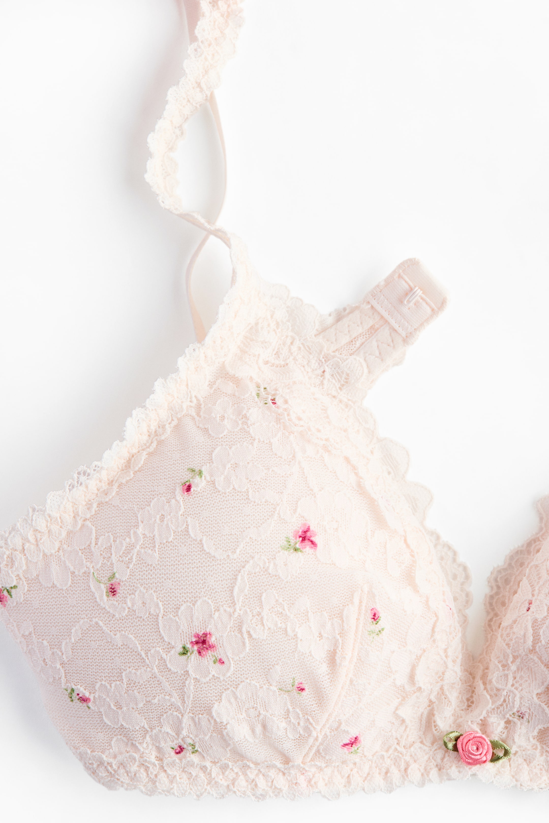 Padded Soft-Cup Lace Bra