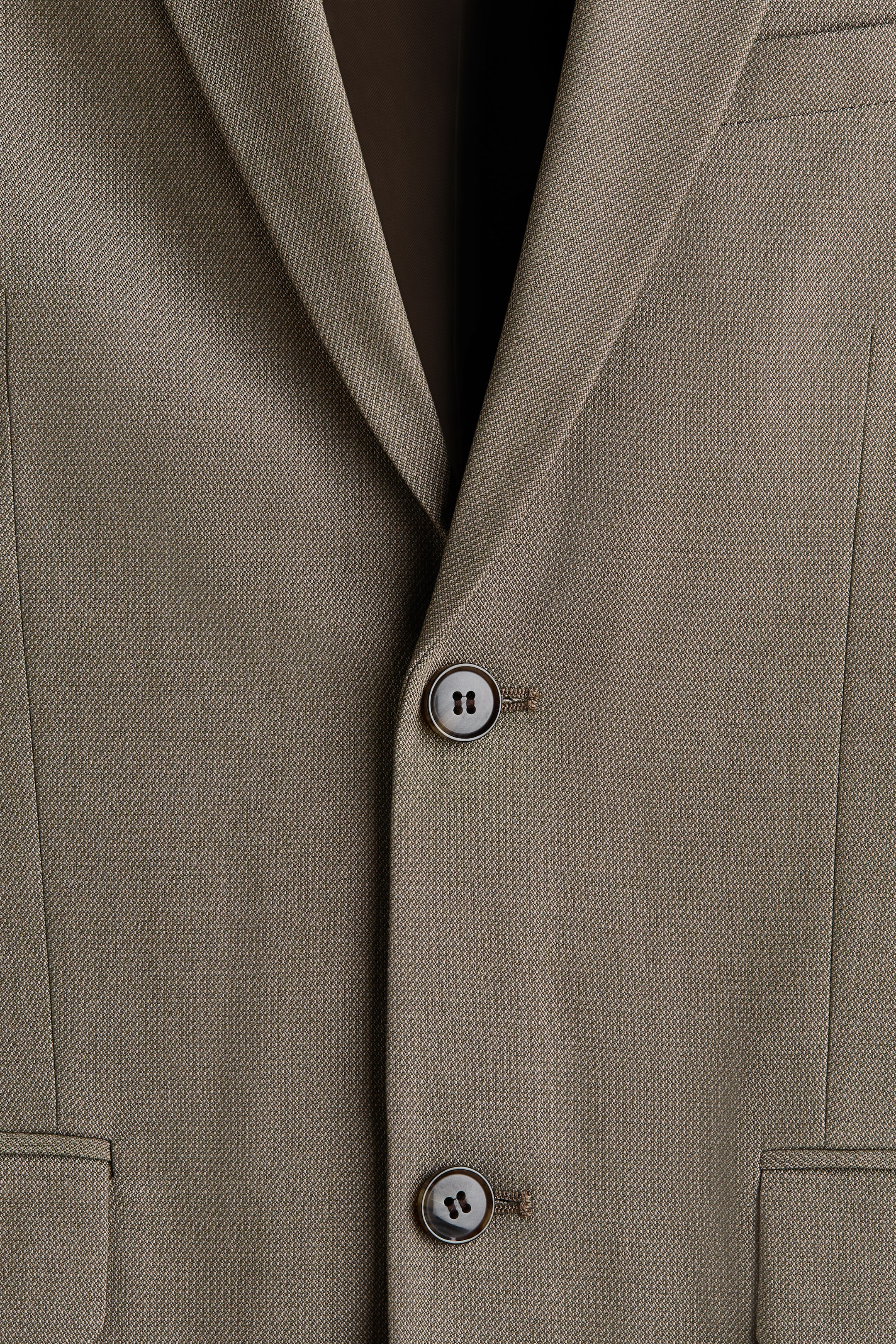 Slim-Fit Single-Breasted Jacket