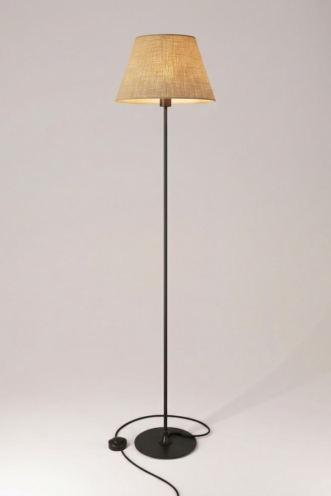 Lampe Magnétique Sur Pied Avec Abat-jour - Noir - 1
