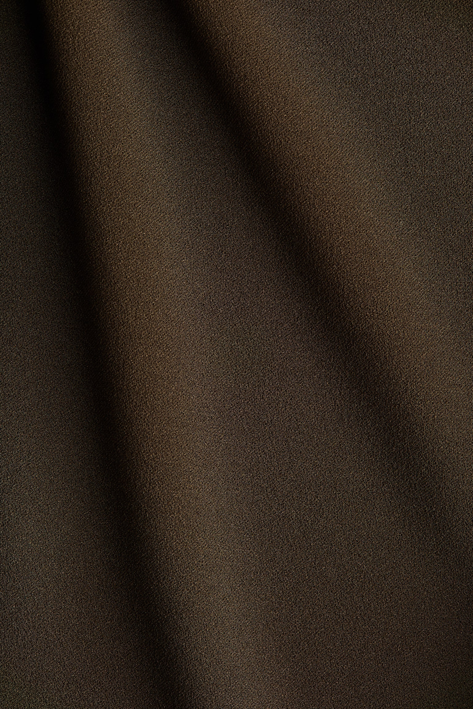 Draped halterneck dress - Dark khaki green - 4