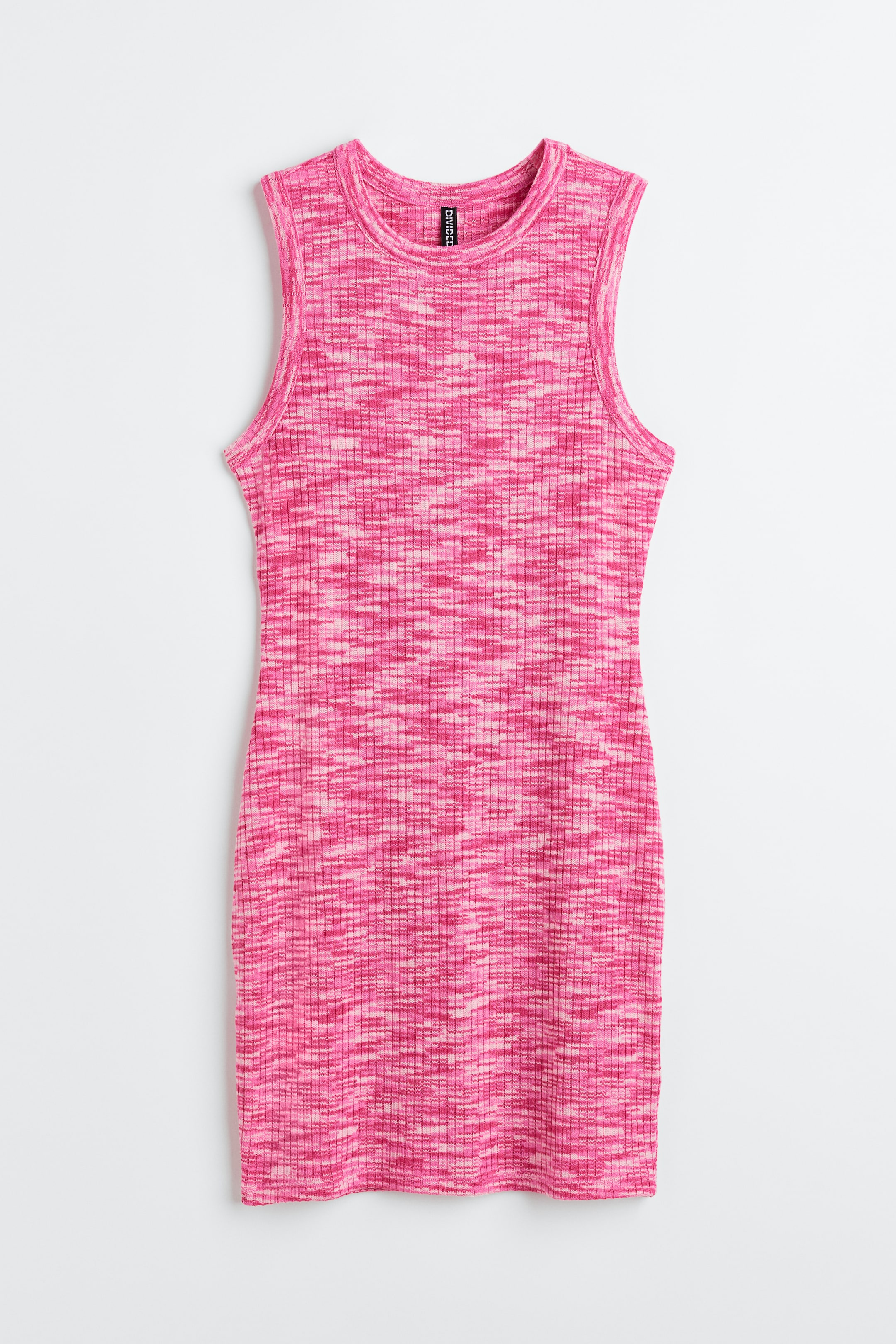 View larger image: Ribbed bodycon dress - Pink marl - Ladies | H&M IN 1