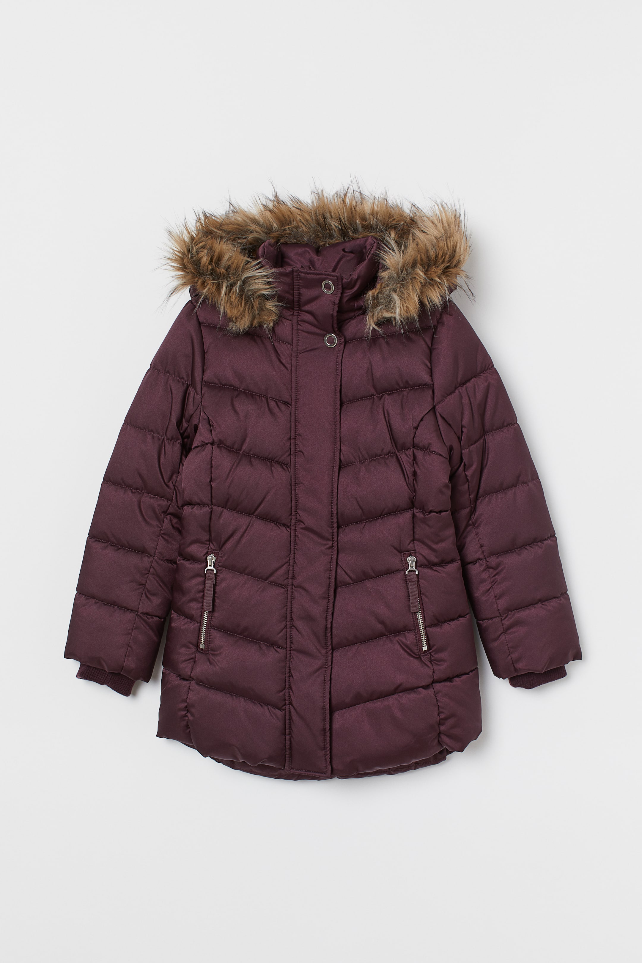 View larger image: Padded jacket - Dark red - Kids | H&M 1