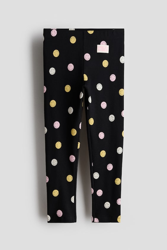 Детские леггинсы H&M Printed Cotton Leggings