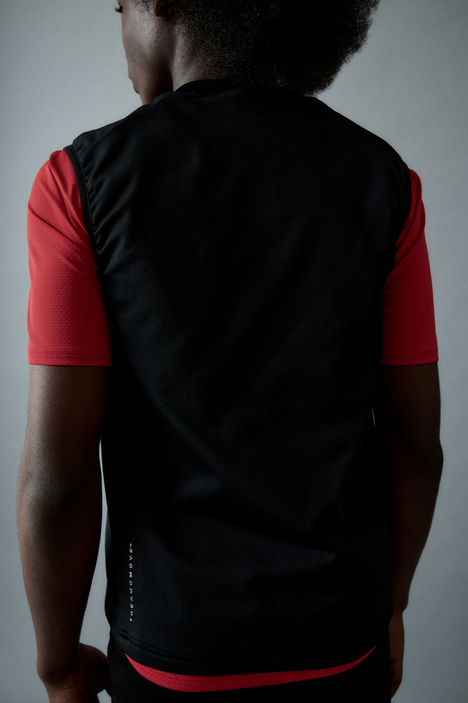 Утеплений футбольний жилет Regular Fit ThermoMove™ - Чорний - 3