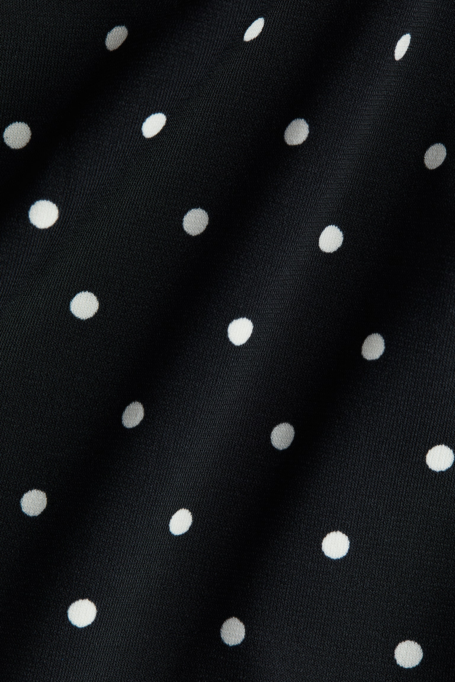 Peplum halterneck top - Black/Spotted/Black - 6