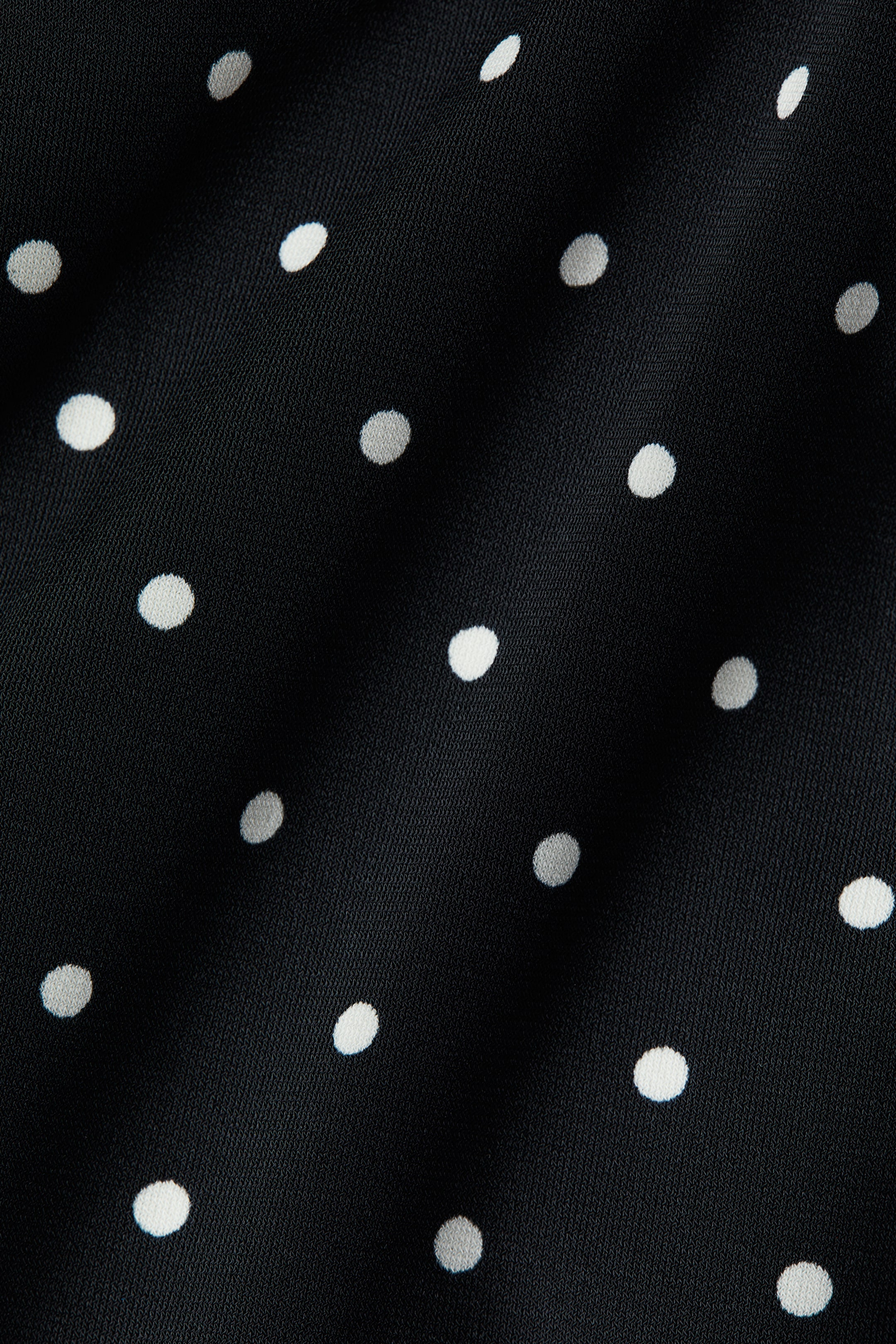 Ver imagen más grande: Top halter con peplum - Negro/Moteado - MUJER | H&M ES 6