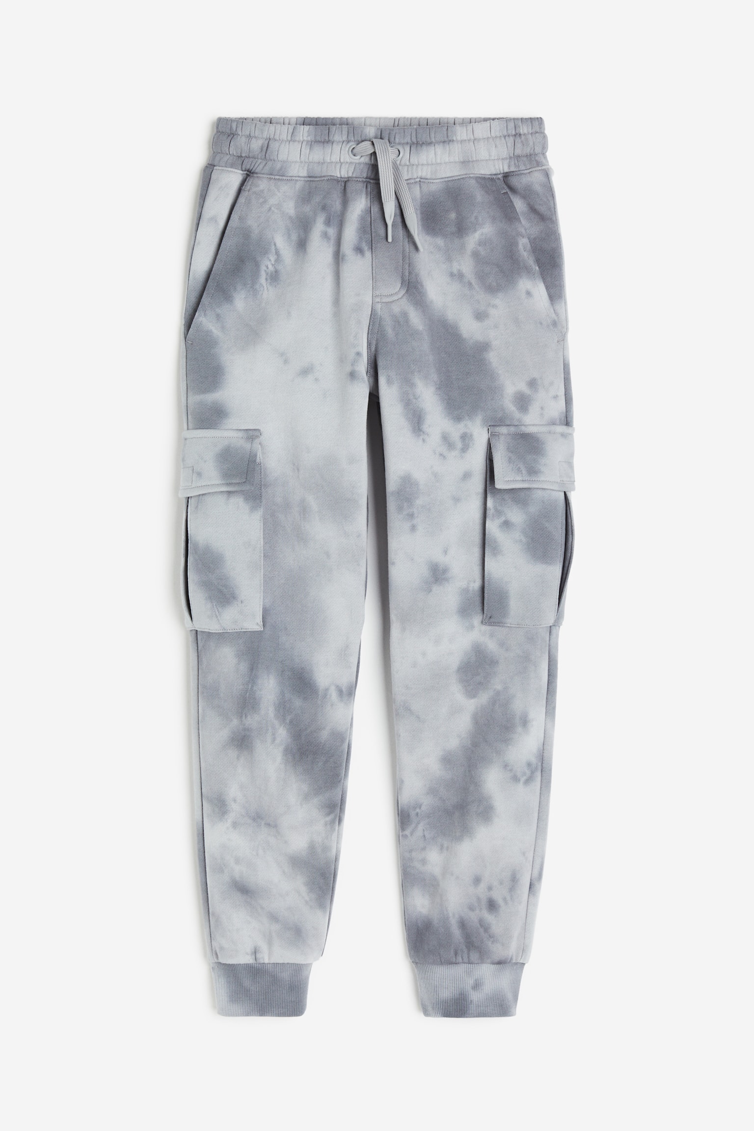 Cargo Track Pants - Grey/Tie dye/Black - 1