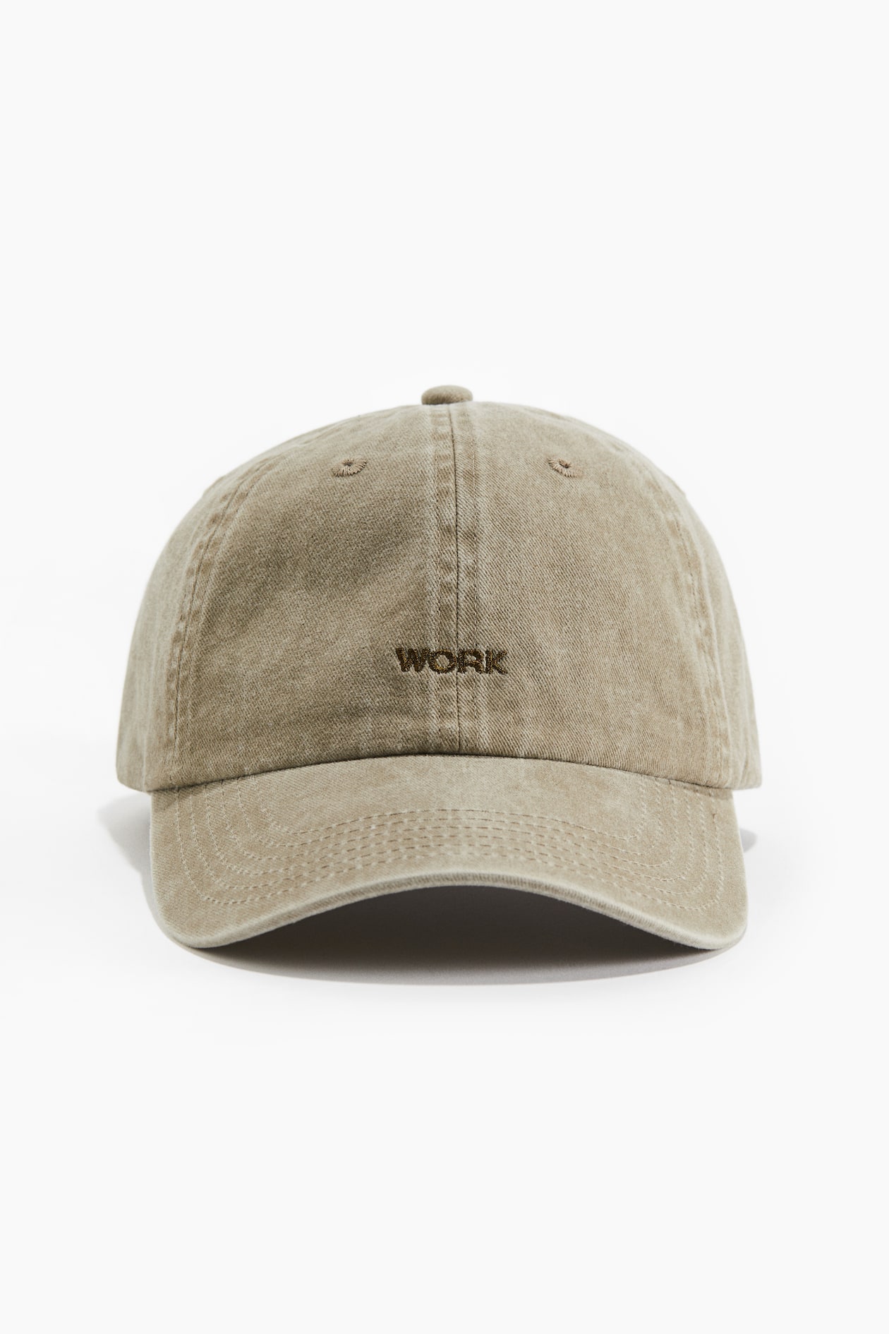HOT Embroidery Cap Wood Wood Beige Cap Cotton Cap With