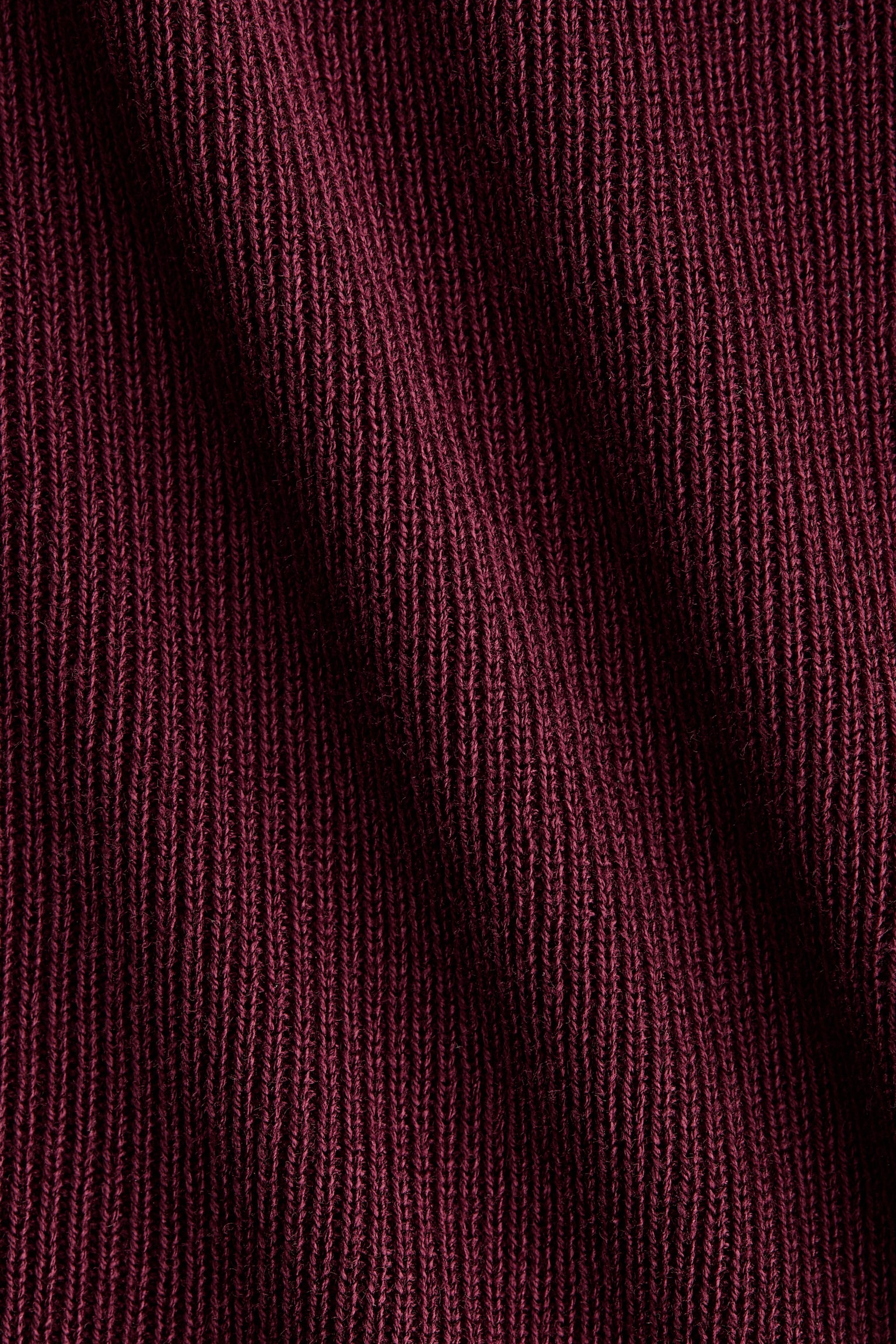 Женский топ H&M Draped Knit Top, цвет: Бордовый — фото 6