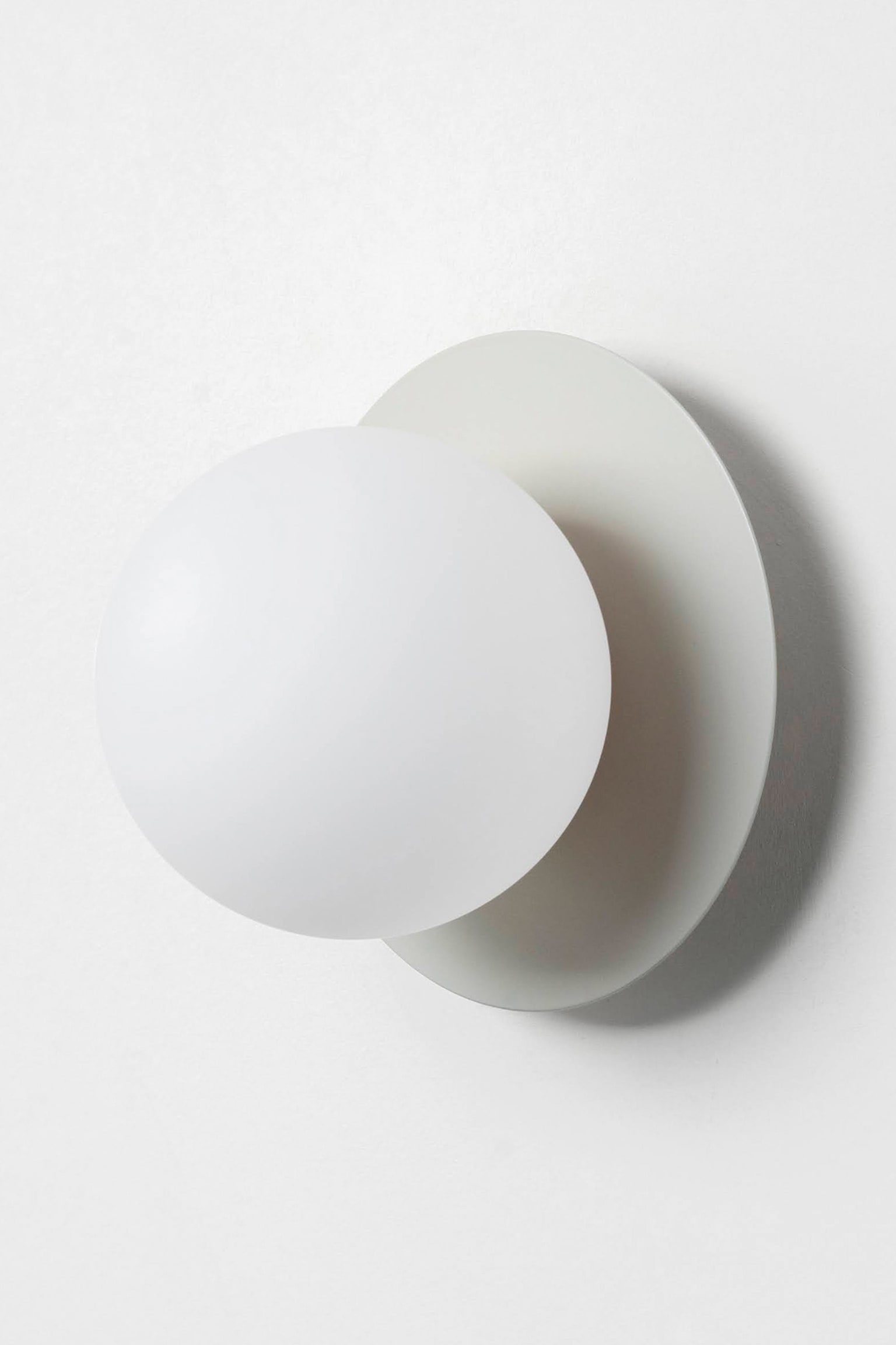 Opal Disk Wall Light - Sand - 2