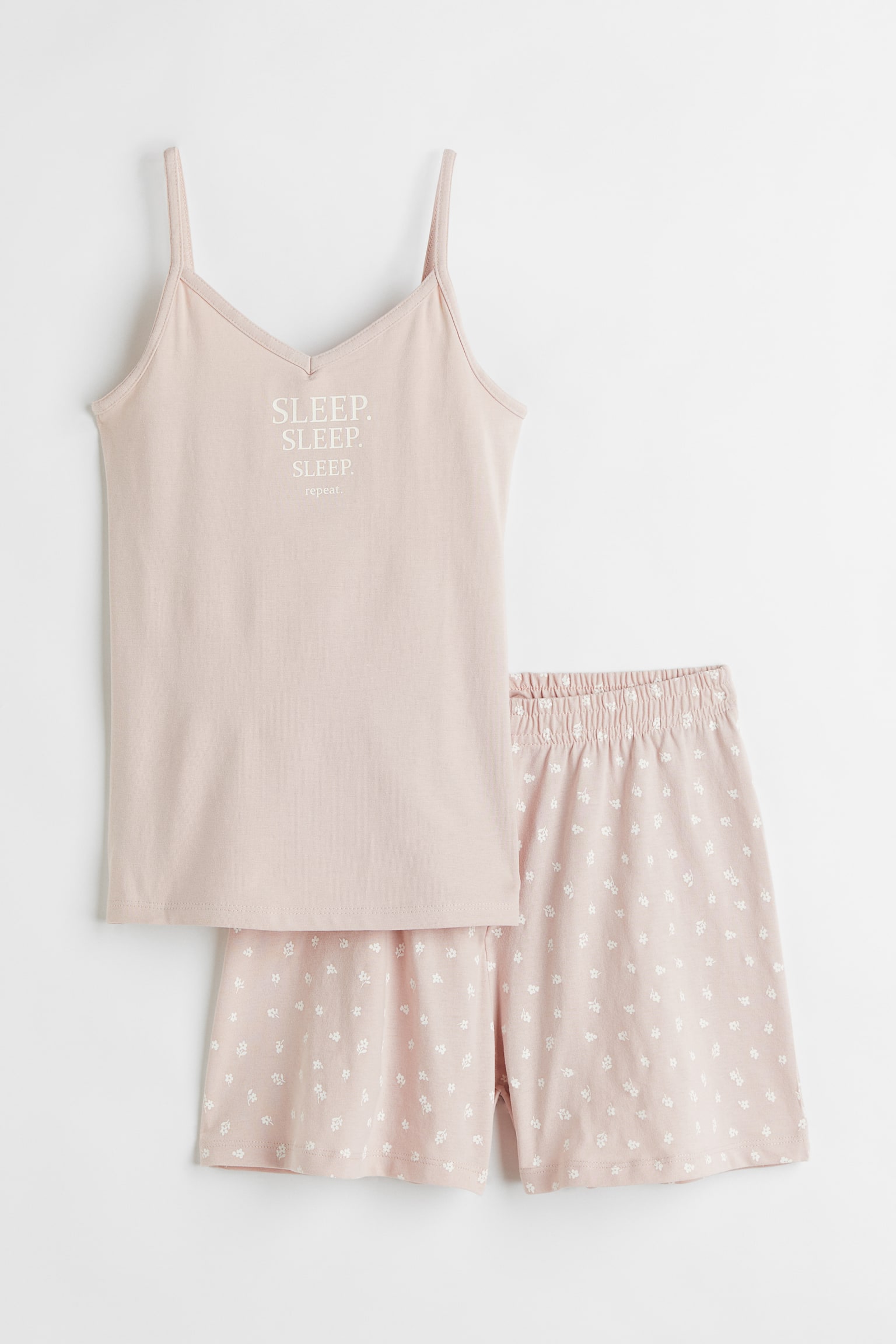 Cotton pyjamas - Light pink/Sleep - 1