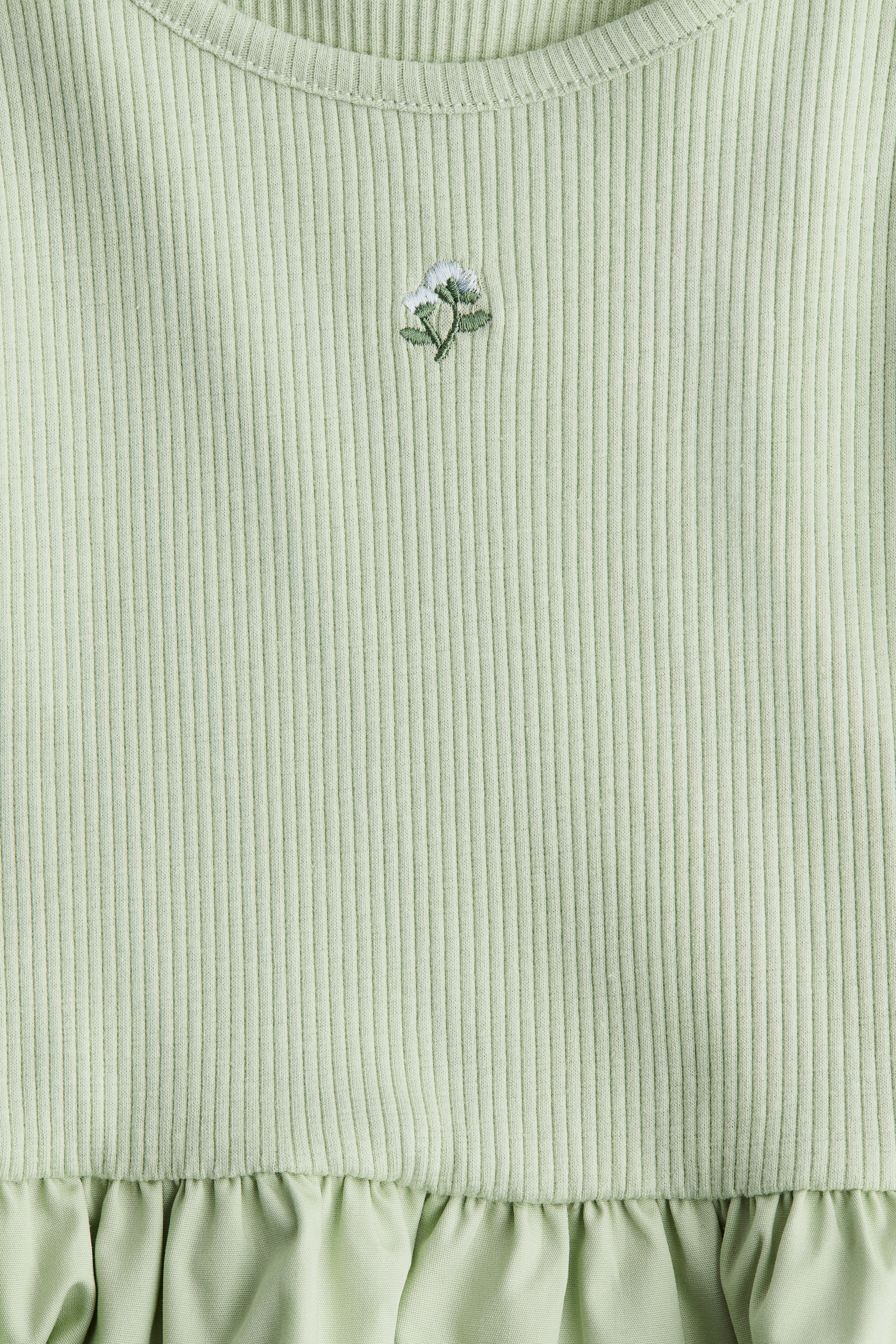 sleeveless bubble-hem top-image